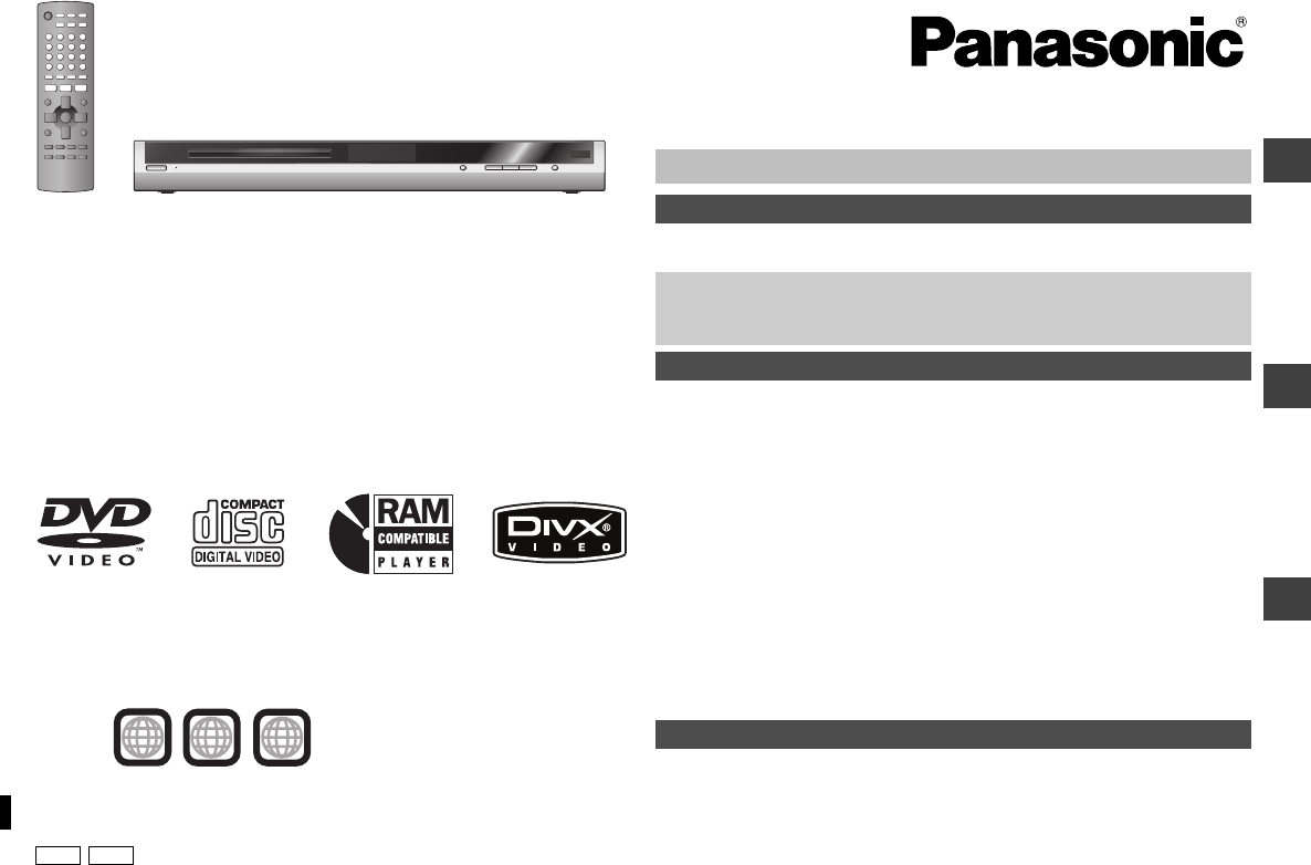 Panasonic Dvd S29 Rqt8127 B User Manual To The F329e56f 8bc6 4d B47a Addfdcae7a