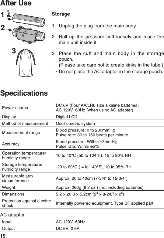 panasonic ew3109 manual