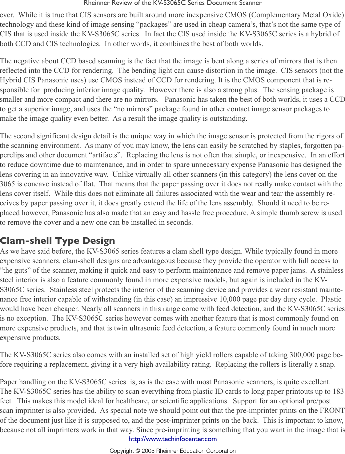 Page 3 of 6 - Panasonic Kvs3065c If Not Then  KVS3065C-Series-Rheinner-e Guide-Review