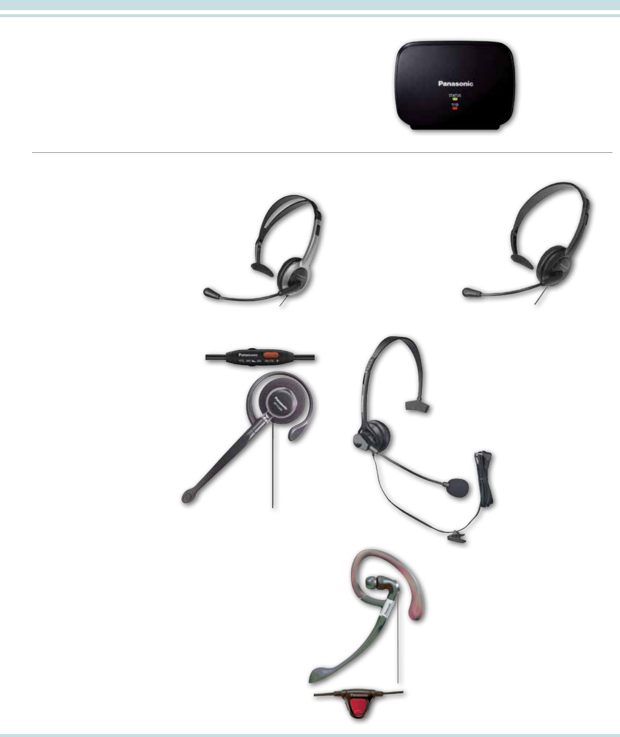 Panasonic KXTCA93 HandsFree Clip On Headset with MIC R/L Reversible 2