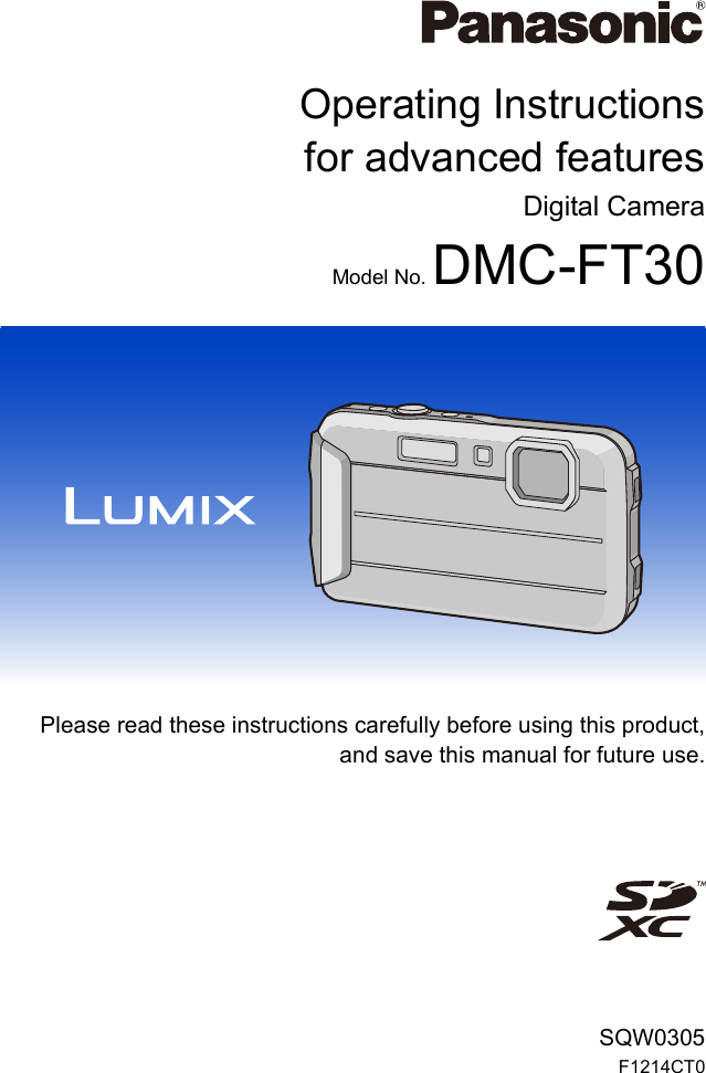 Panasonic Dmc Ft30 Owners Manual