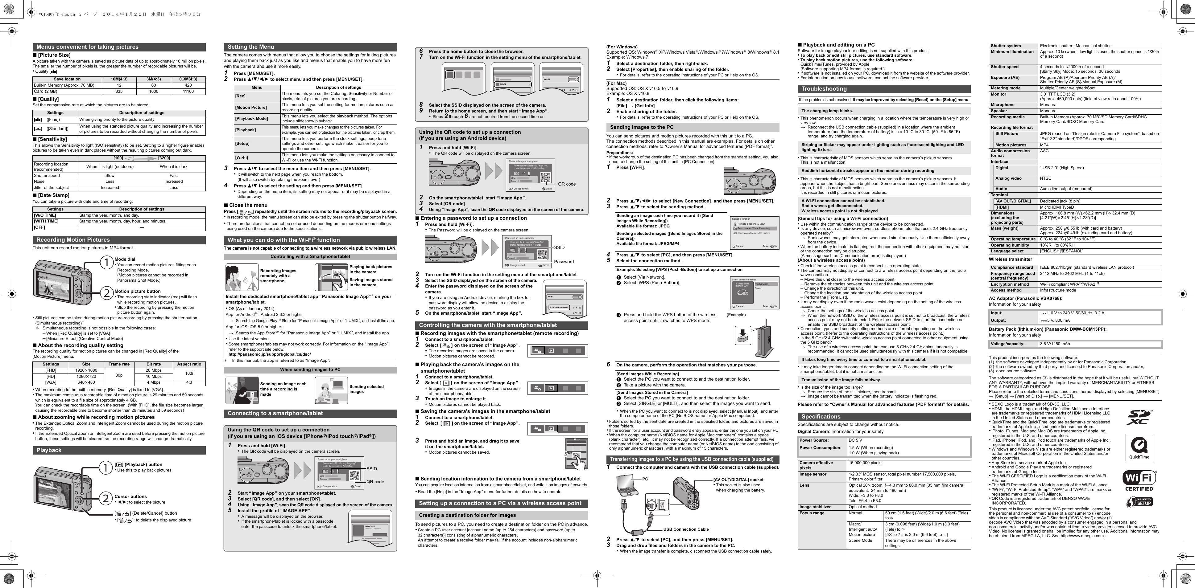 Page 5 of 6 - Panasonic Panasonic-Dmc-Zs35-Owners-Manual-  Panasonic-dmc-zs35-owners-manual