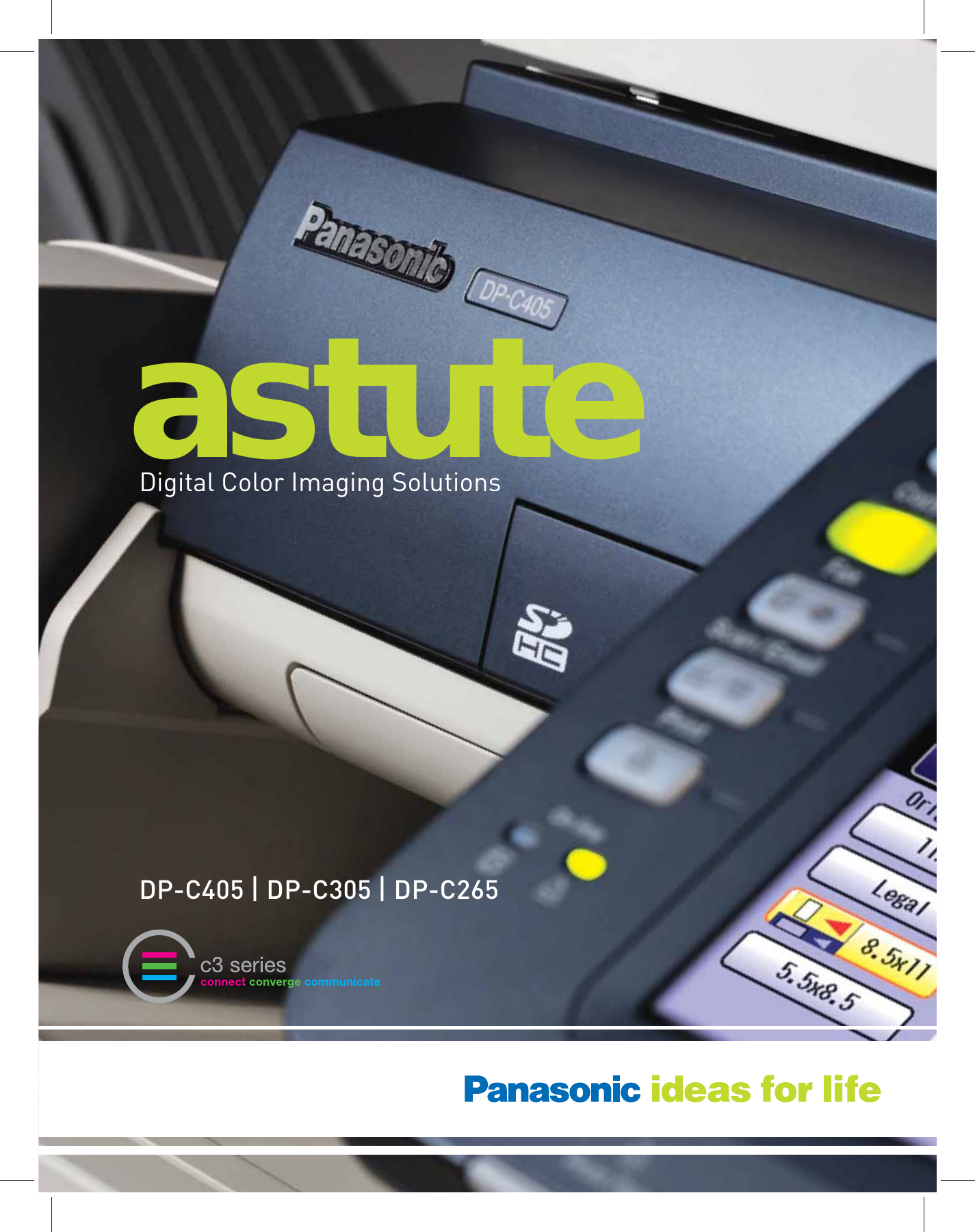 Page 1 of 5 - Panasonic Panasonic-Dp-C265-Specification-Sheet-  Panasonic-dp-c265-specification-sheet