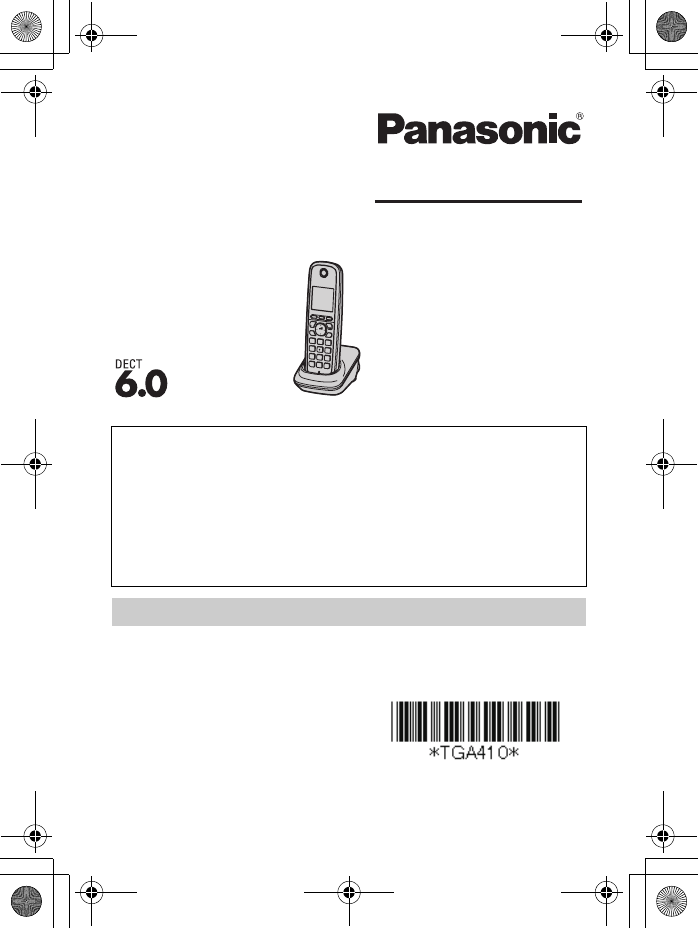 Panasonic Kx Tga410 Installation Manual ManualsLib Makes It Easy To