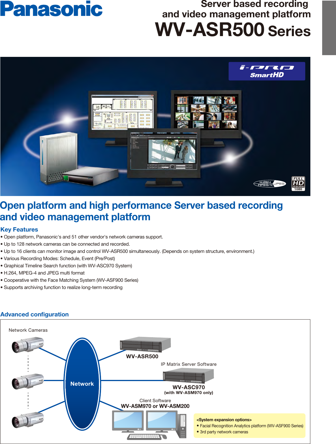 Page 1 of 2 - Panasonic Panasonic-Wv-Asr500-Specification-Sheet- WV-ASR500_2A-111ALF  Panasonic-wv-asr500-specification-sheet