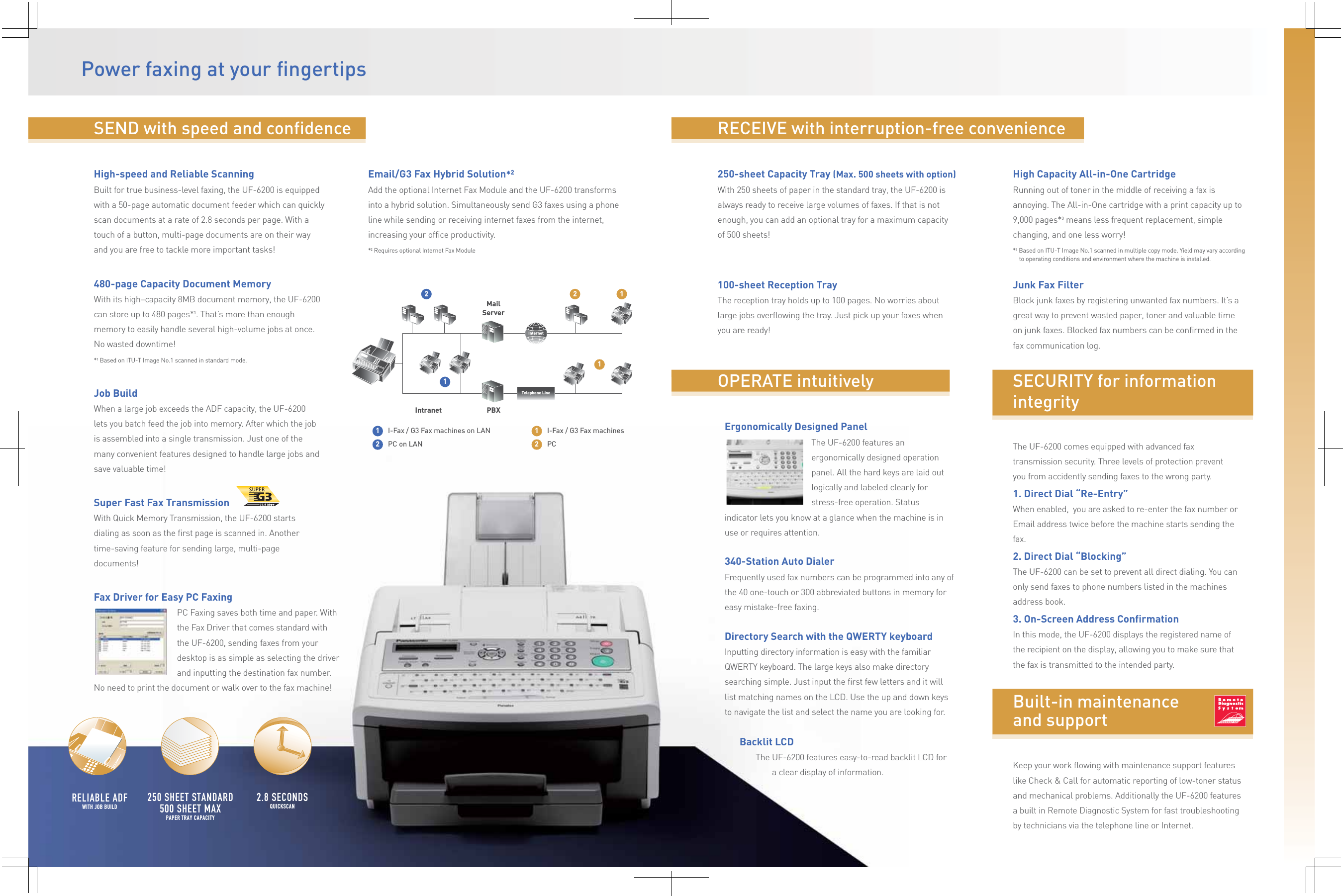 Page 2 of 2 - Panasonic Cover If Not Then  UF-6200 Brochure