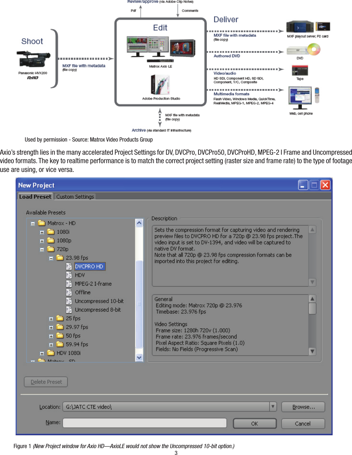 Page 3 of 9 - Panasonic  If Not Then WP P2Workflow Matrox