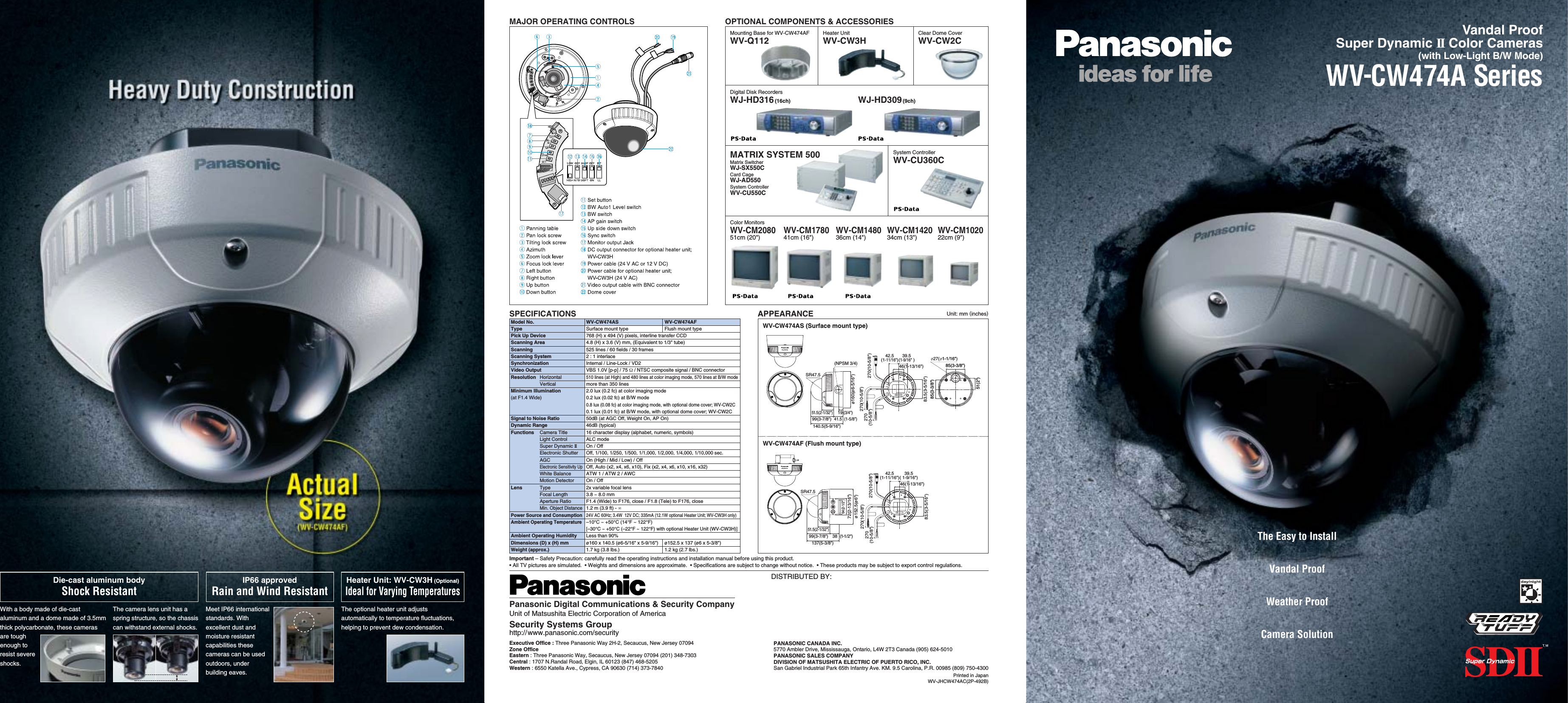 Page 2 of 4 - Panasonic WV-CW474A_NTSC.qx (Page 2) If Not Then  WV-CW474A Series1