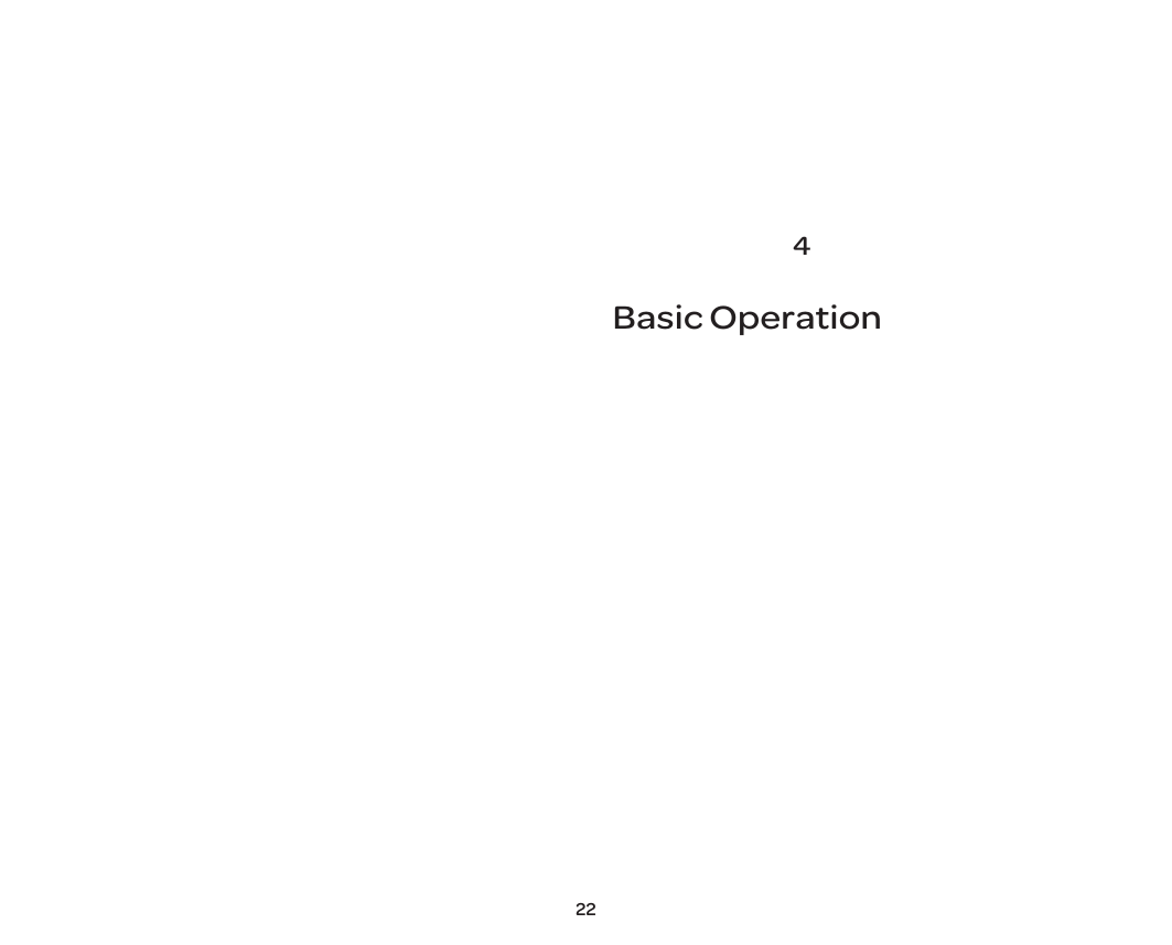 224. Basic Operation4Basic Operation