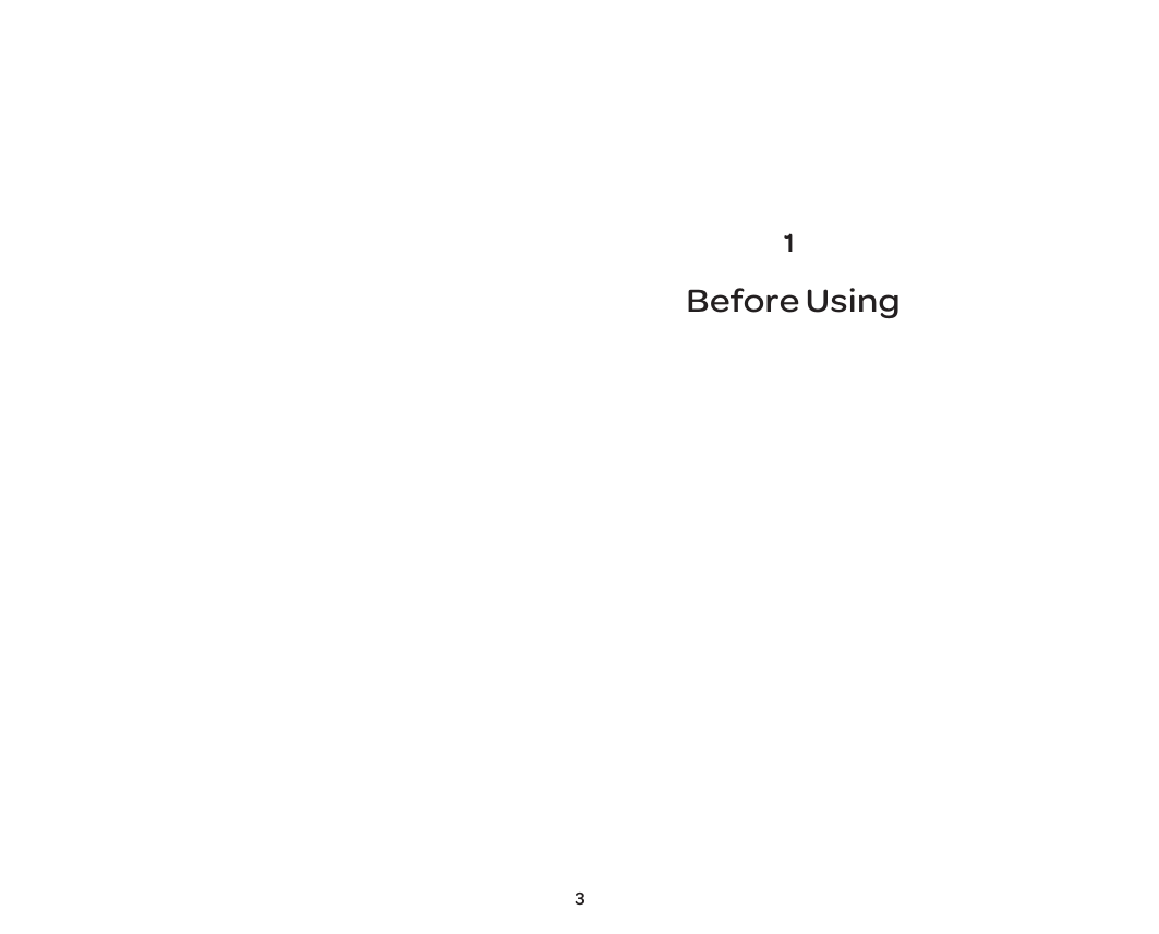 311. Before UsingBefore Using