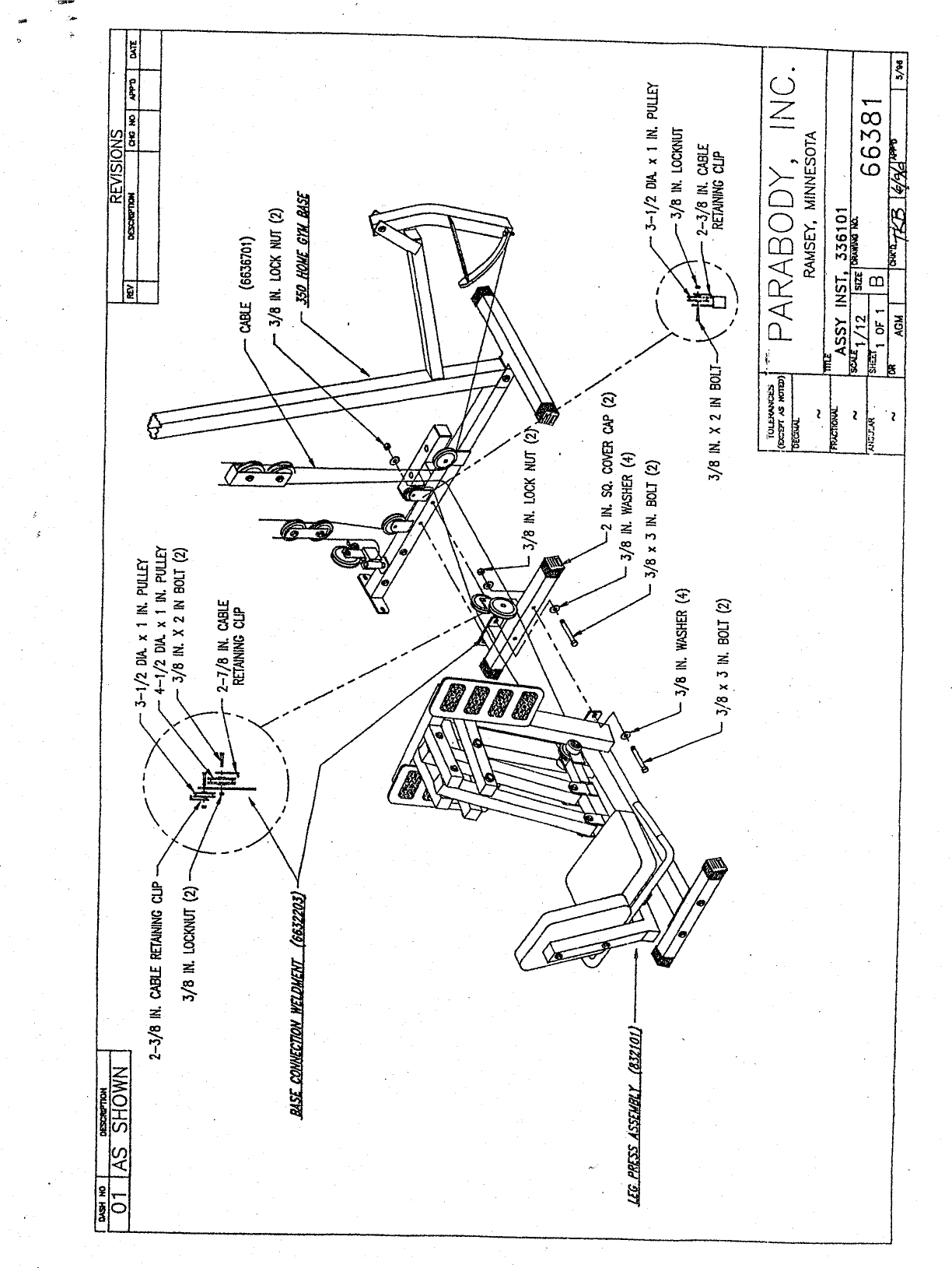 Page 3 of 3 - Parabody Parabody-336101-Assembly-Instruction-  Parabody-336101-assembly-instruction