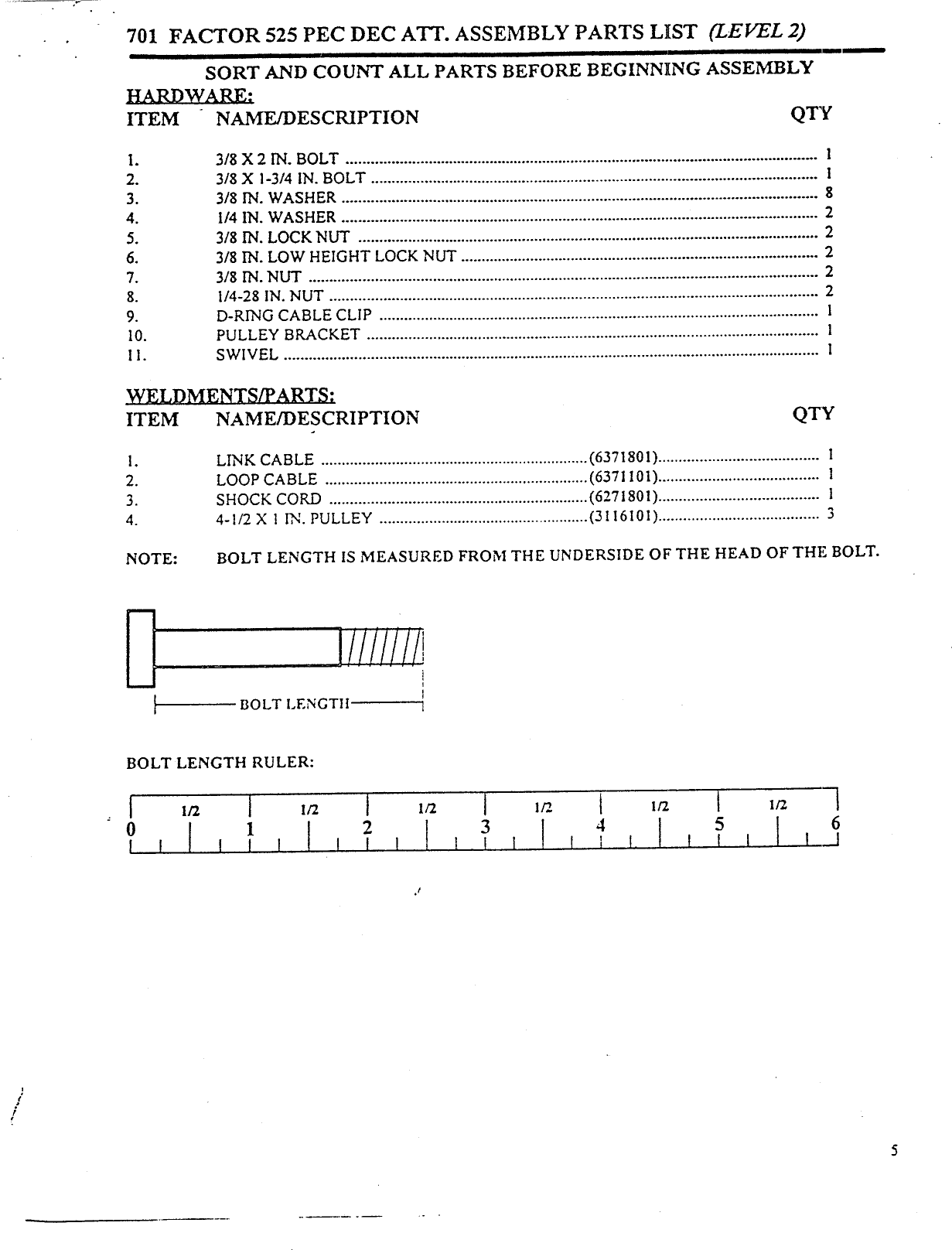 Page 4 of 10 - Parabody Parabody-701-Assembly-Instruction-  Parabody-701-assembly-instruction