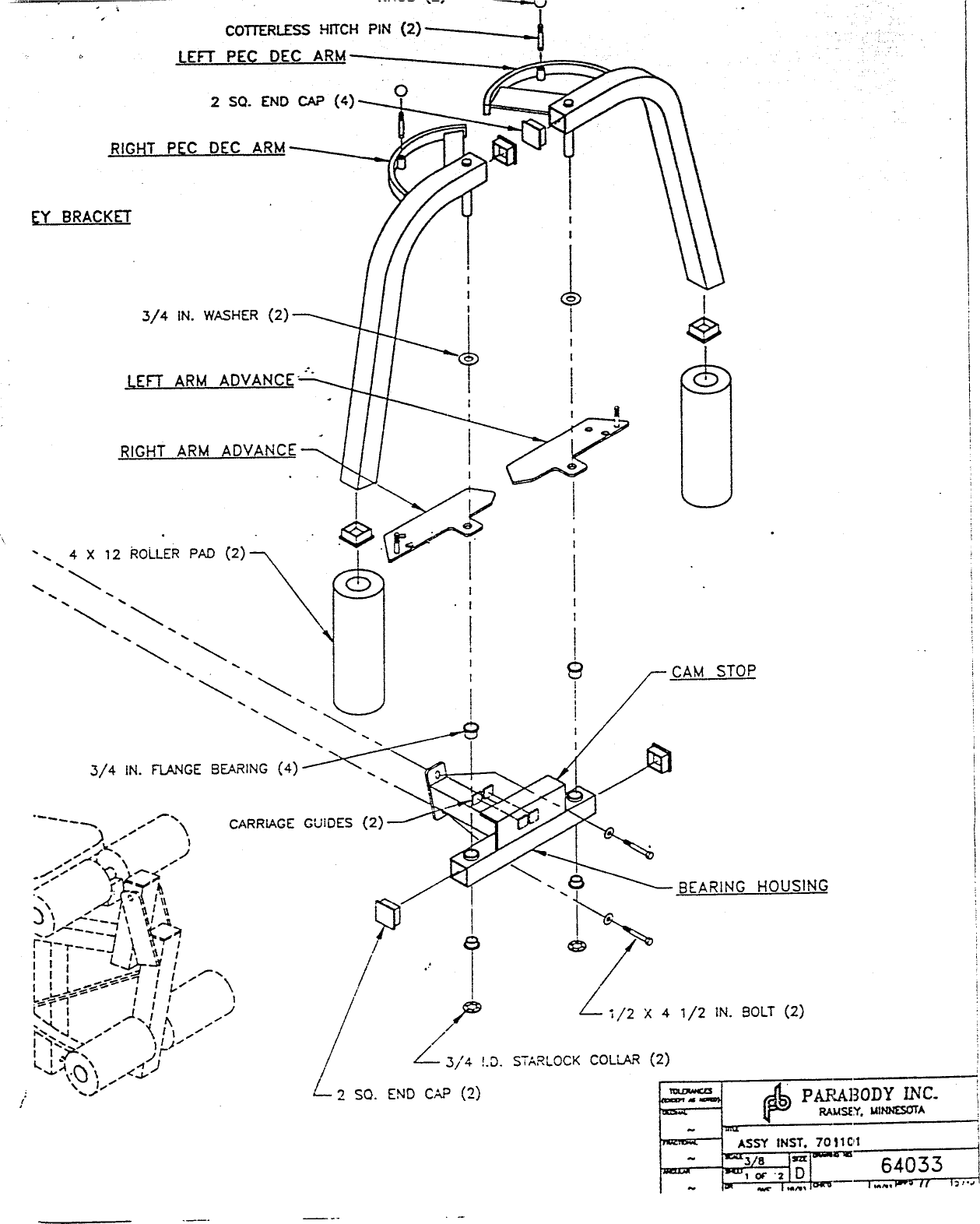 Page 5 of 10 - Parabody Parabody-701-Assembly-Instruction-  Parabody-701-assembly-instruction