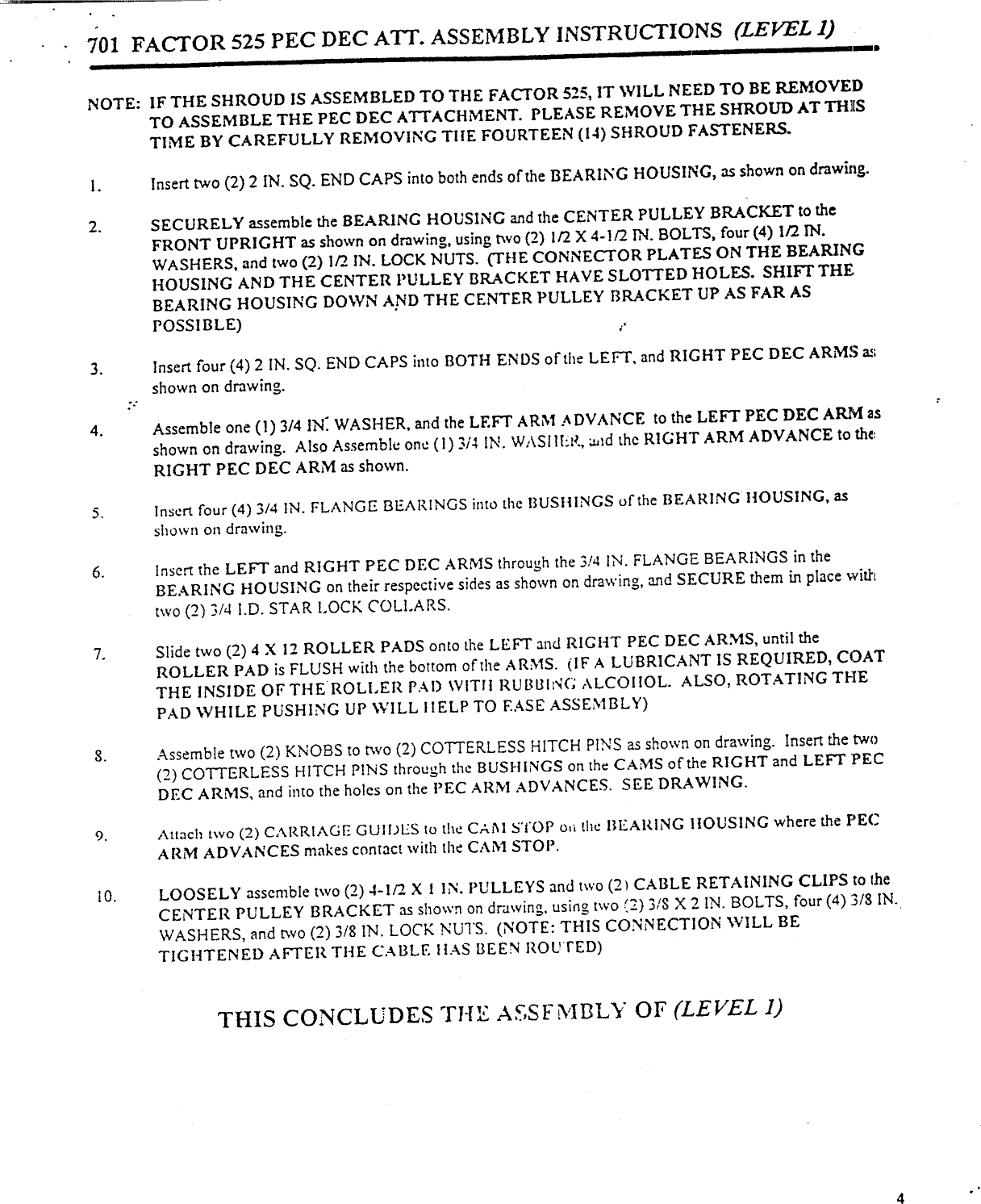 Page 6 of 10 - Parabody Parabody-701-Assembly-Instruction-  Parabody-701-assembly-instruction