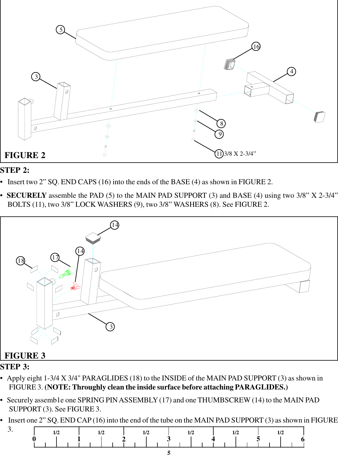 Page 5 of 9 - Parabody Parabody-822-Users-Manual- 822108 ADJ SIT UP BENCH  Parabody-822-users-manual