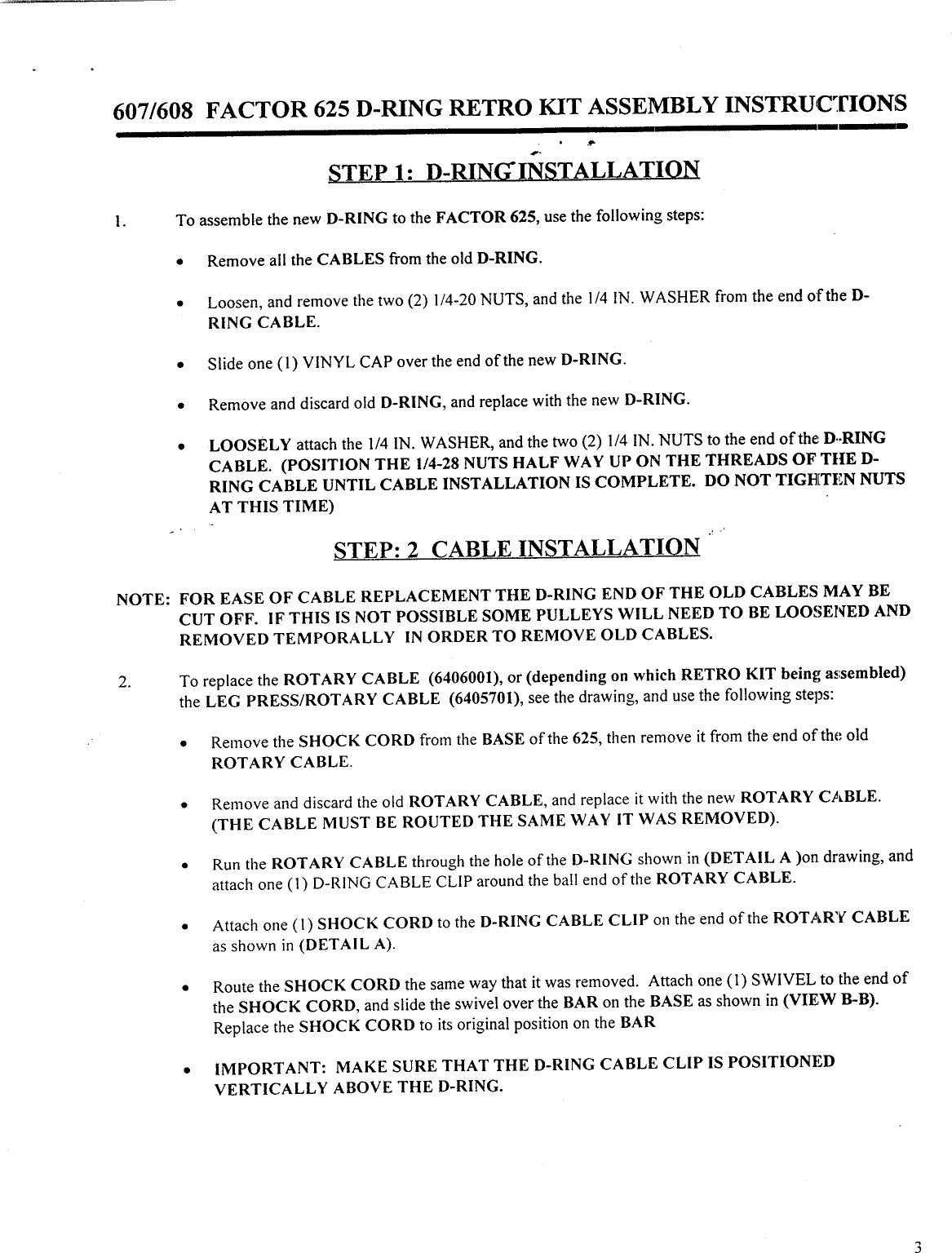 Page 6 of 9 - Parabody Parabody-Factor-625-Assembly-Instruction-  Parabody-factor-625-assembly-instruction