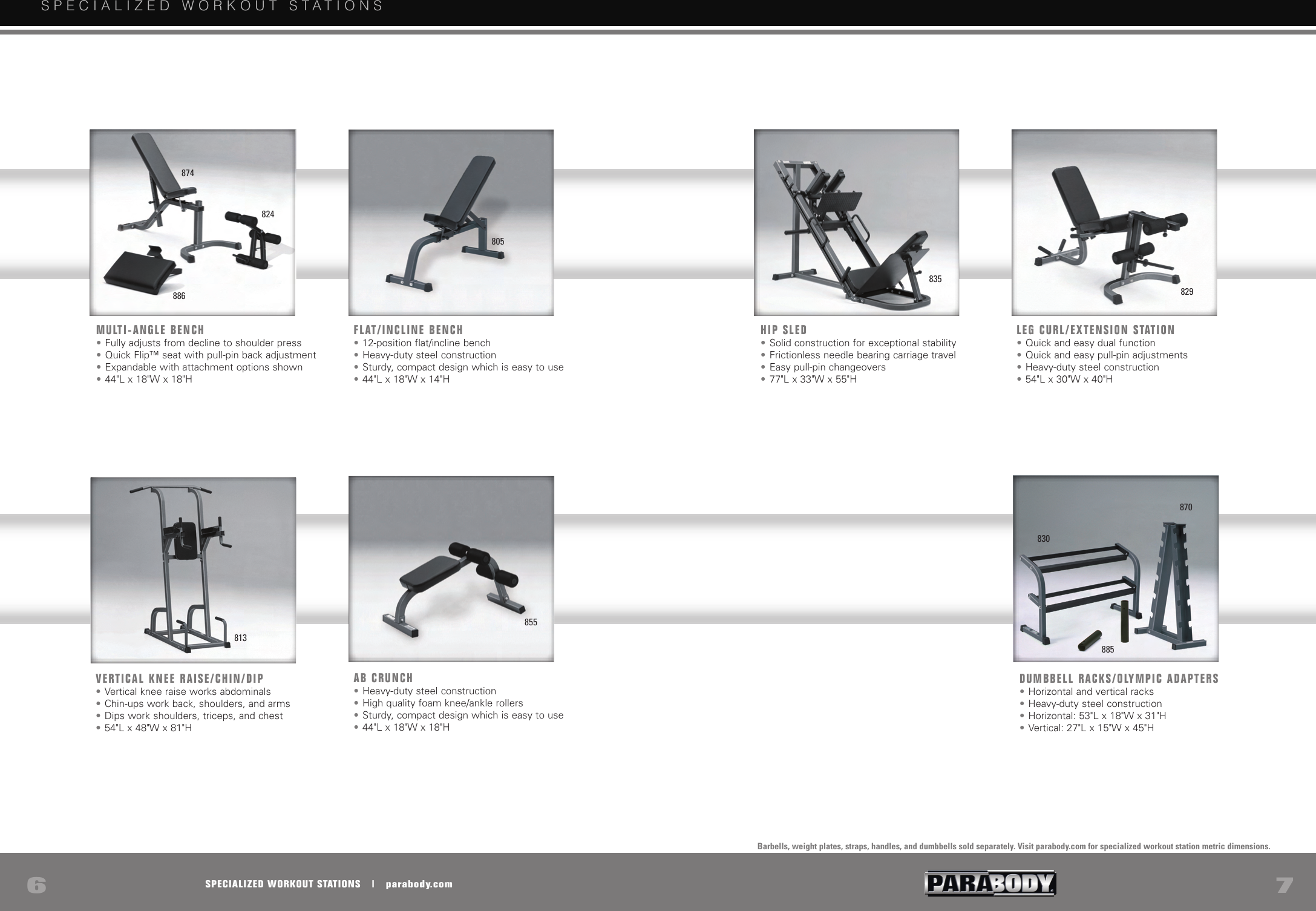 Page 4 of 5 - Parabody Parabody-Free-Weight-Systems-Brochure-  Parabody-free-weight-systems-brochure