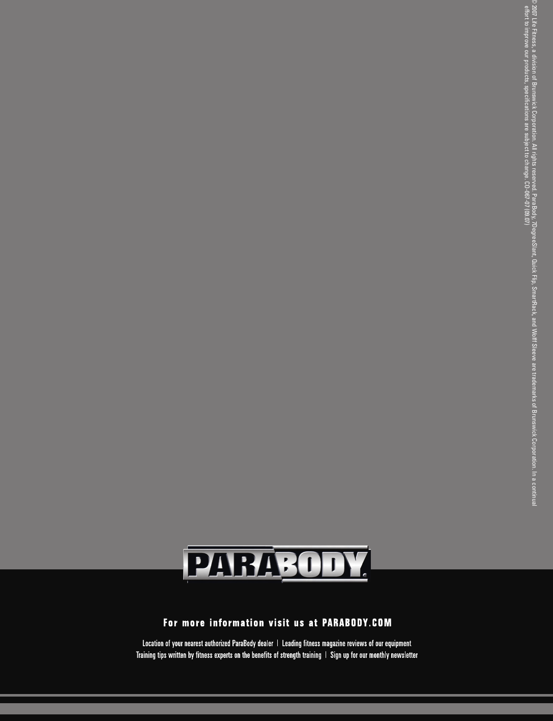 Page 5 of 5 - Parabody Parabody-Free-Weight-Systems-Brochure-  Parabody-free-weight-systems-brochure