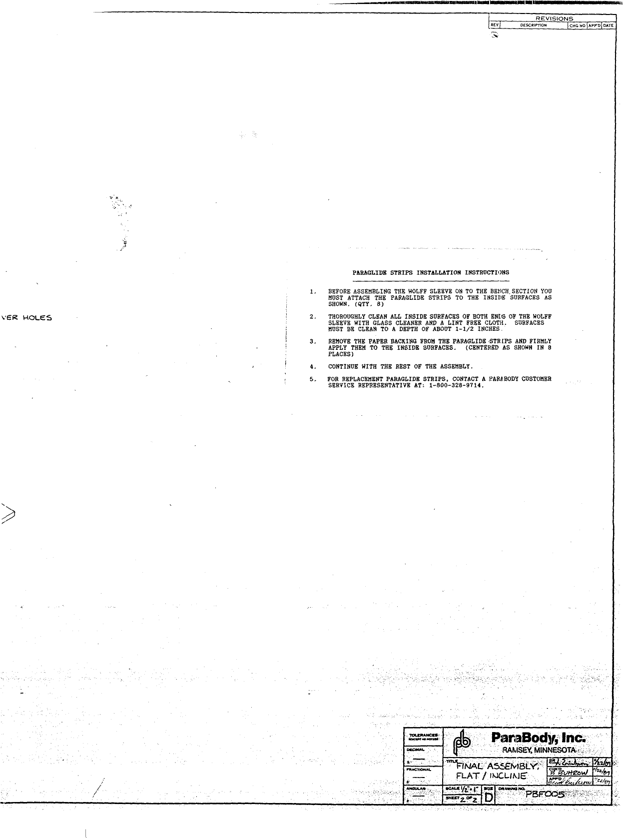 Page 3 of 6 - Parabody Parabody-Pbf005B-Instruction-Sheet-  Parabody-pbf005b-instruction-sheet