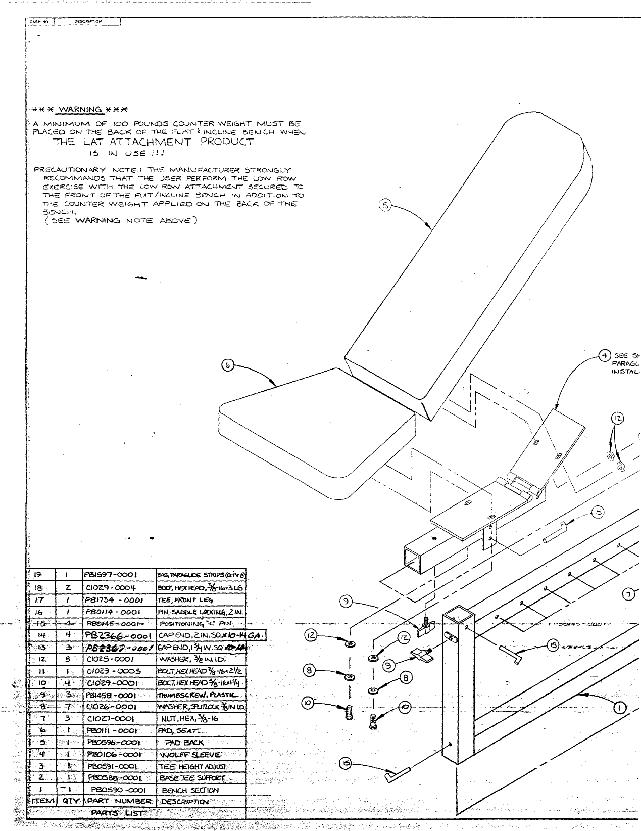 Page 4 of 6 - Parabody Parabody-Pbf005B-Instruction-Sheet-  Parabody-pbf005b-instruction-sheet