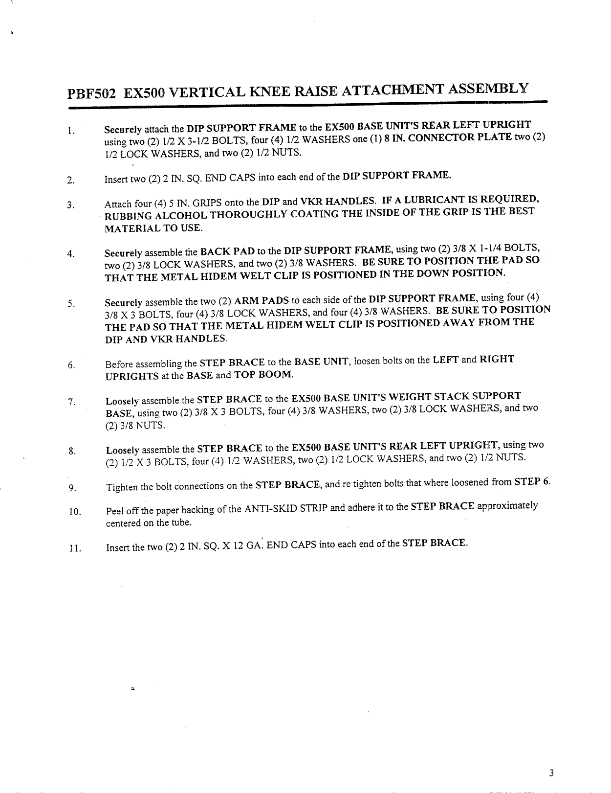 Page 3 of 5 - Parabody Parabody-Pbf502-Instruction-Sheet- Parabody-pbf502-instruction-sheet
