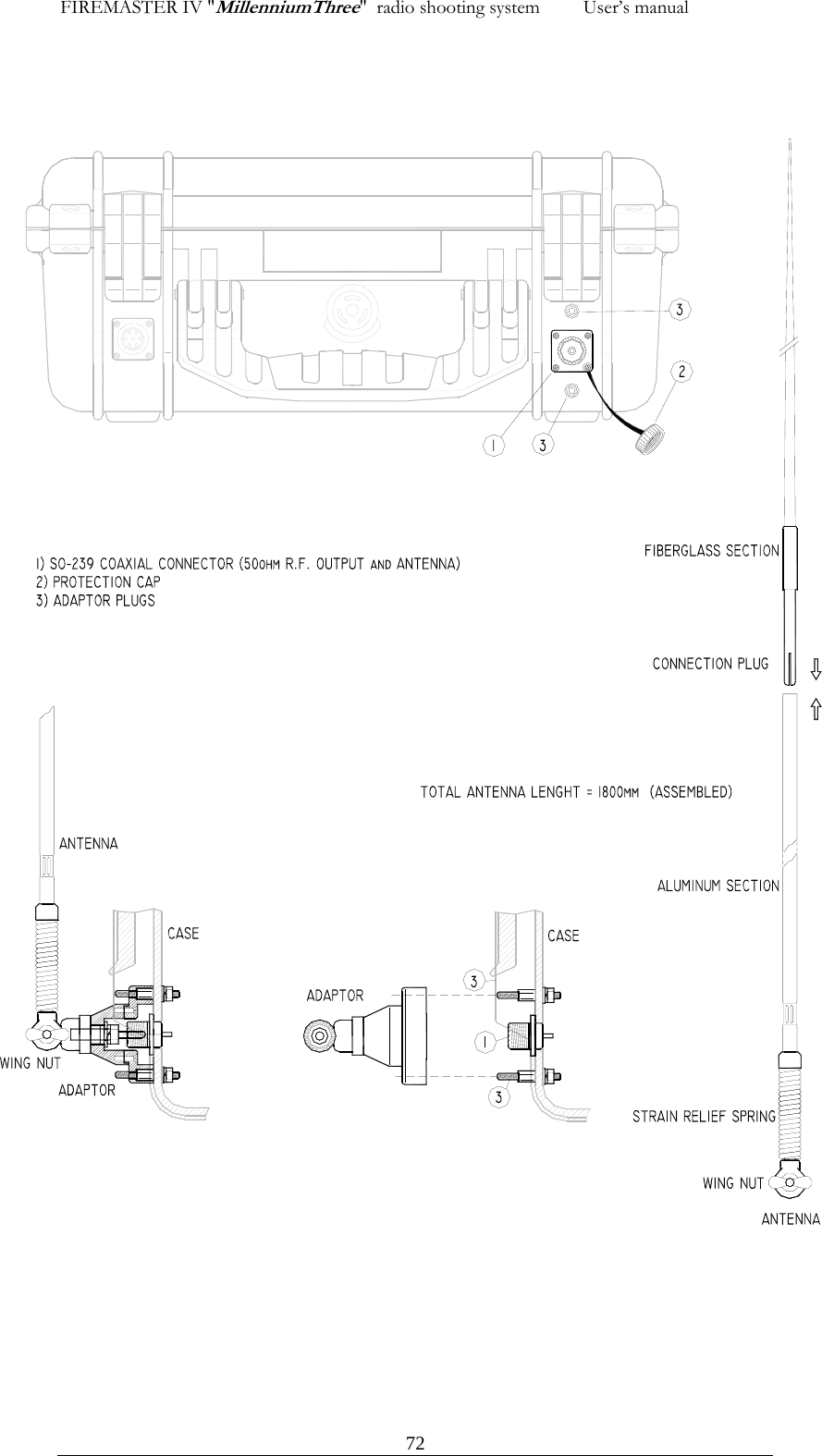 FIREMASTER IV "MillenniumThree"  radio shooting system         User&rsquo;s manual         72