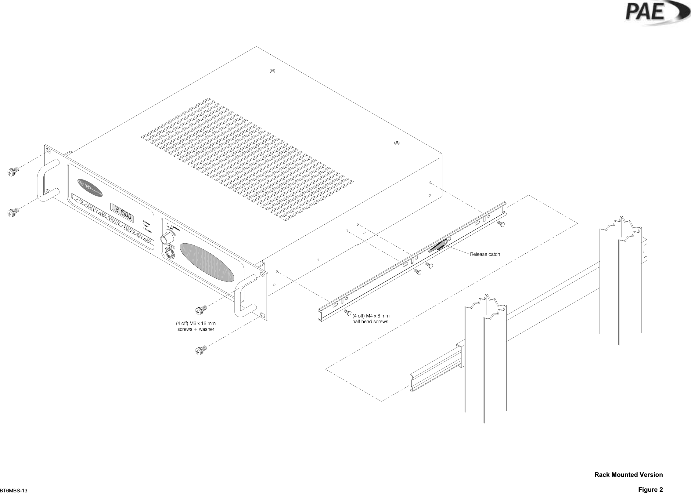 BT6MBS-13Rack Mounted VersionFigure 2