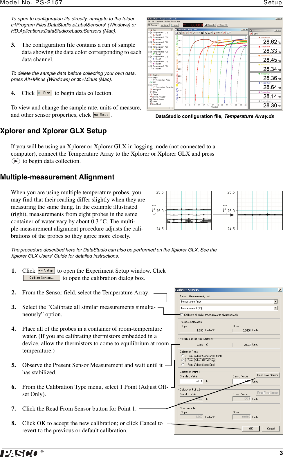 Page 3 of 5 - Pasco-Specialty-And-Mfg Pasco-Specialty-And-Mfg-Temperature-Array-Ps-2157-Users-Manual- 012-08867A  Pasco-specialty-and-mfg-temperature-array-ps-2157-users-manual