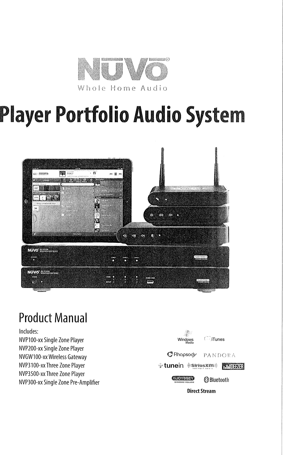 Page 1 of Pass and Seymour d b a Legrand NVP100 Wireless Zone Player (NV-P100) User Manual  1