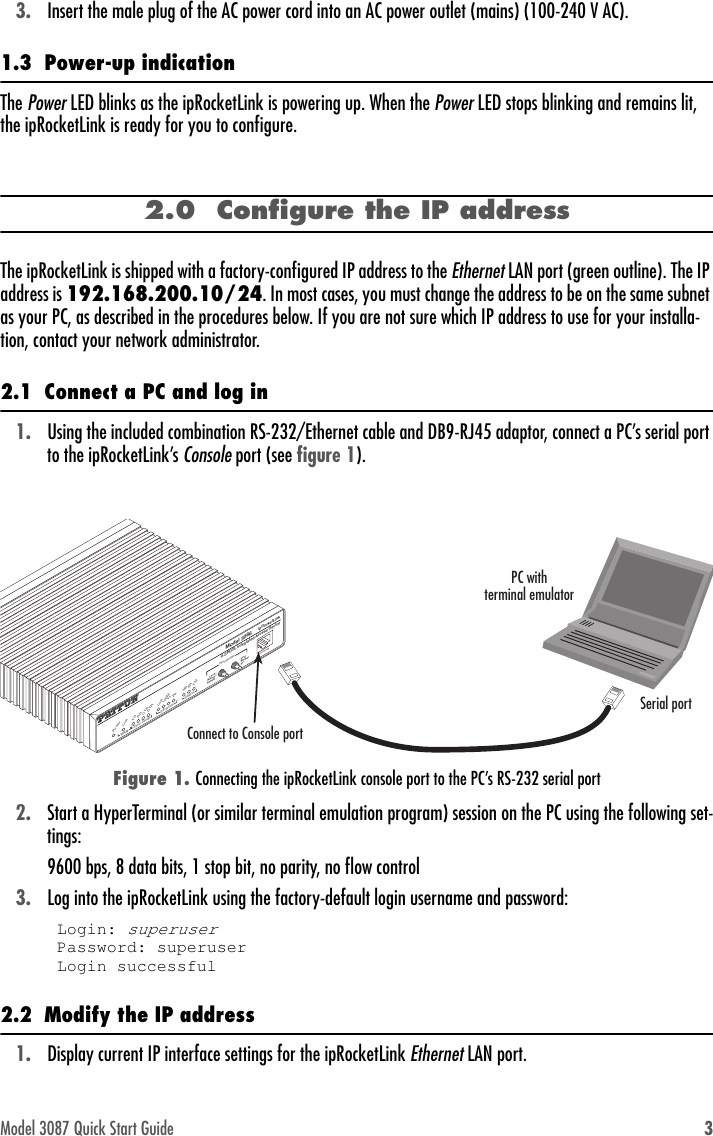 Page 3 of 10 - Patton-Electronic Patton-Electronic-Serial-G-Shdsl-Bridge-Router-3087-Users-Manual- 3087-QS  Patton-electronic-serial-g-shdsl-bridge-router-3087-users-manual