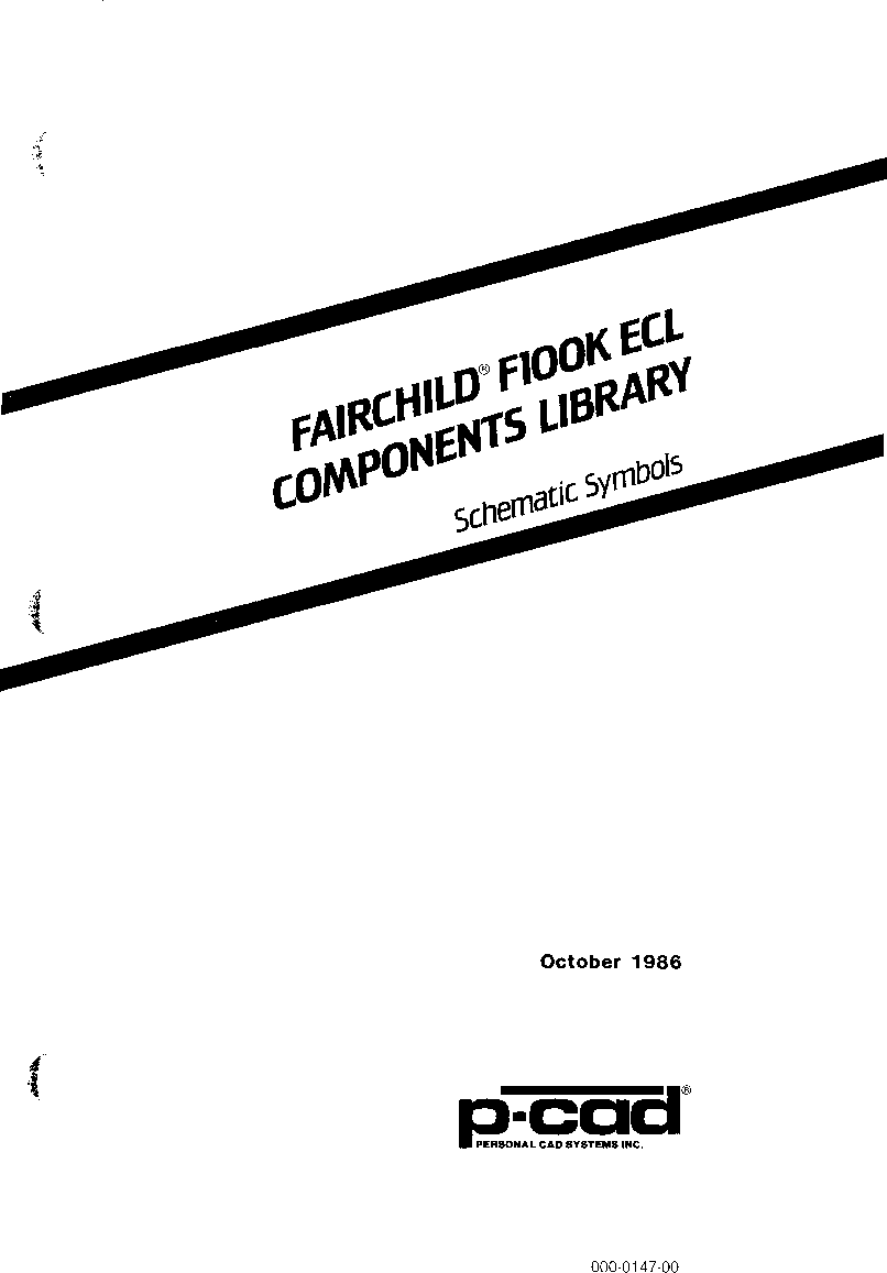 000 0147 00_Fairchild_F100K_ECL_Library_Schematic_Symbols_Oct86 00 Fairchild F100K ECL Library