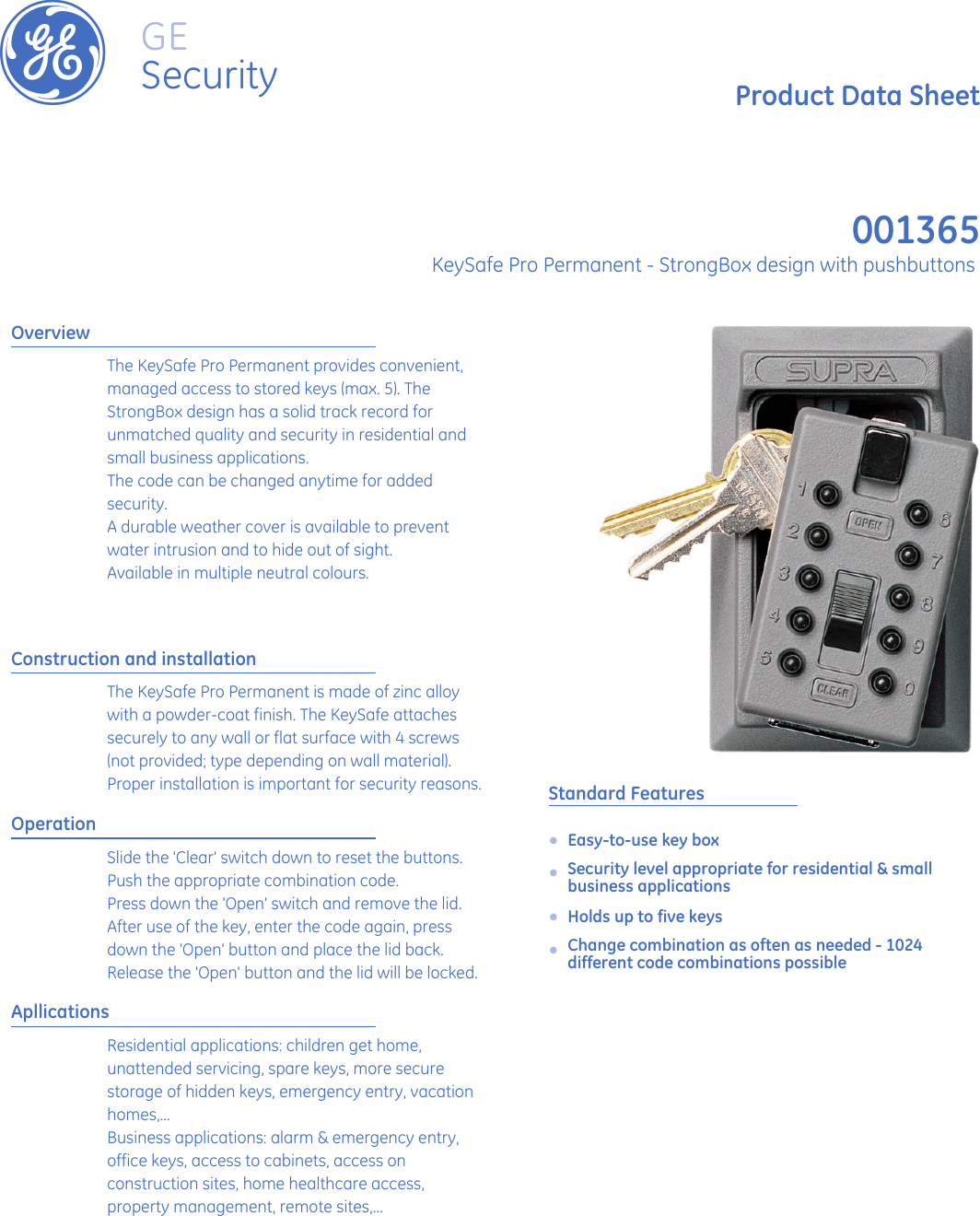 Page 1 of 2 - 001365 - DATASHEET HQ