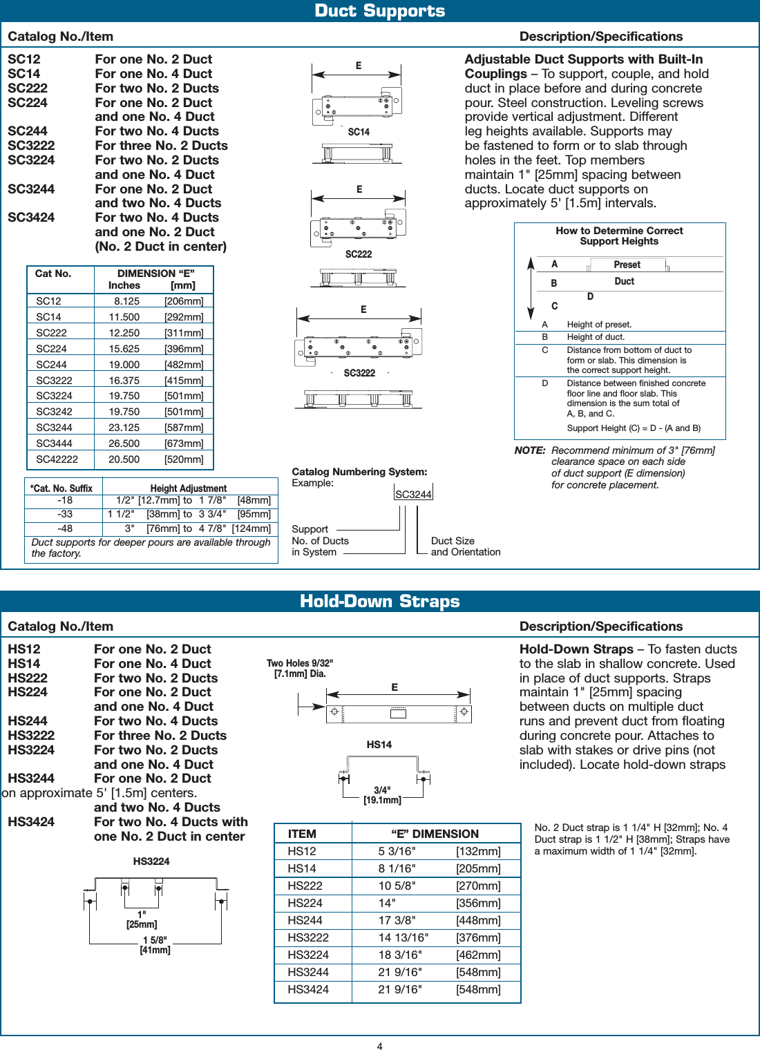 Walkerduct Pro Series Product Specifications 1000217394 Catalog