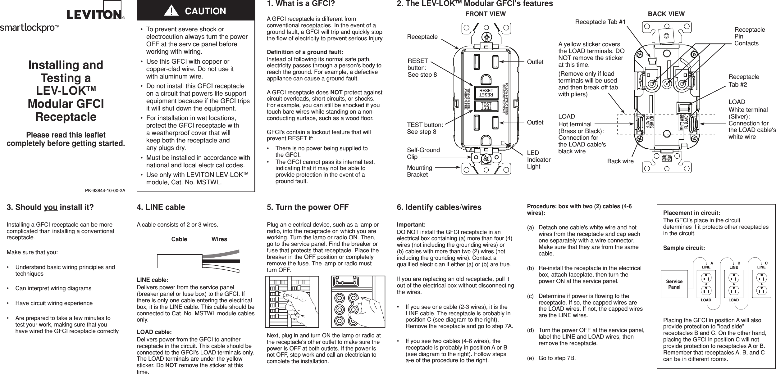 Page 1 of 2 - PK-93844-10-00-2A  Installation Directions