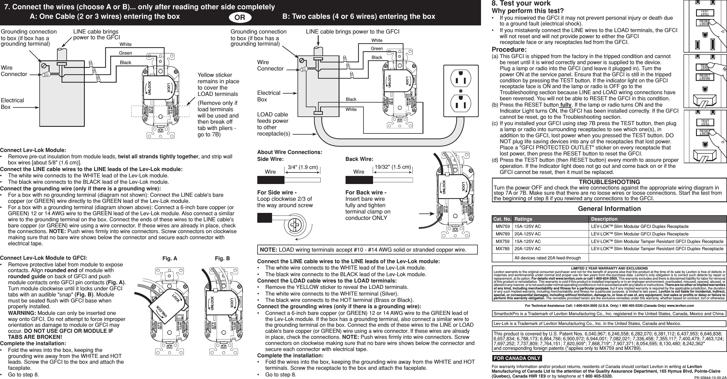 Page 2 of 2 - PK-93844-10-00-2A  Installation Directions