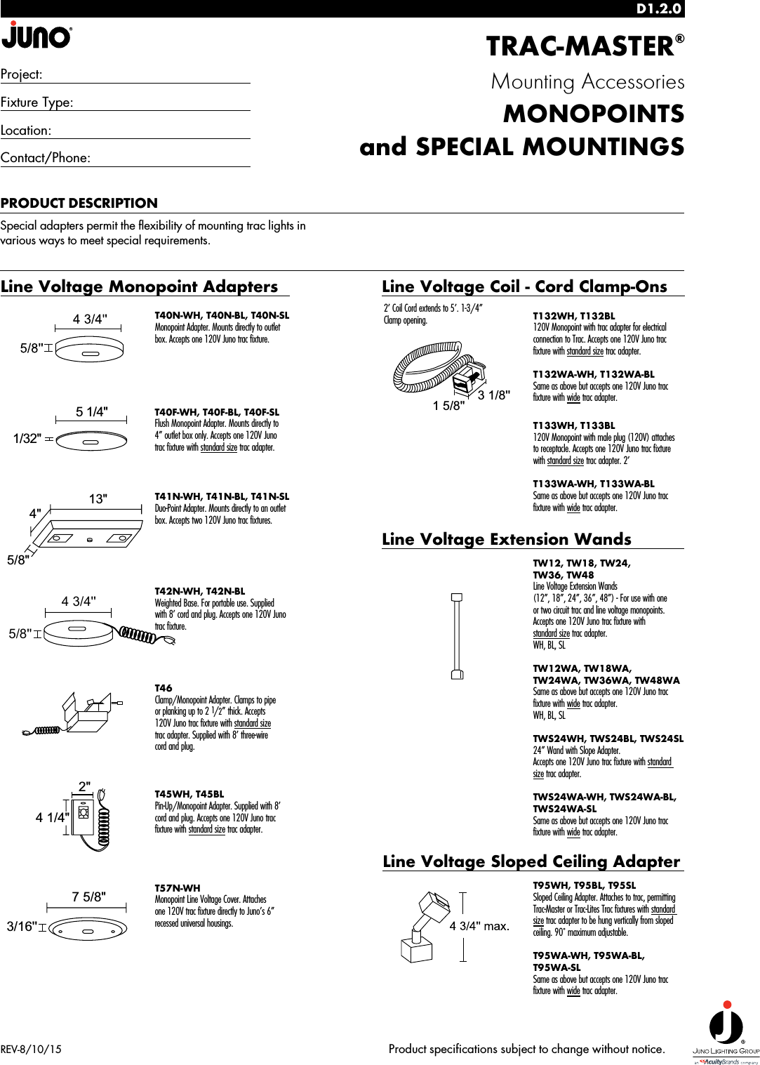 Page 1 of 2 - Product Detail Manual 