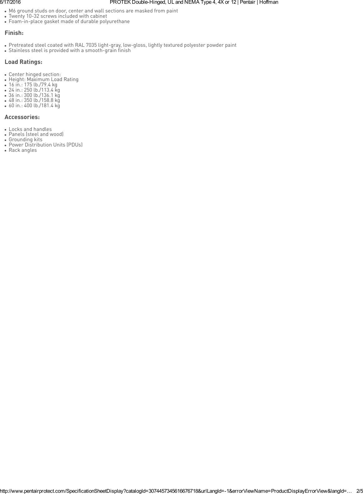 Page 2 of 5 - Product Detail Manual