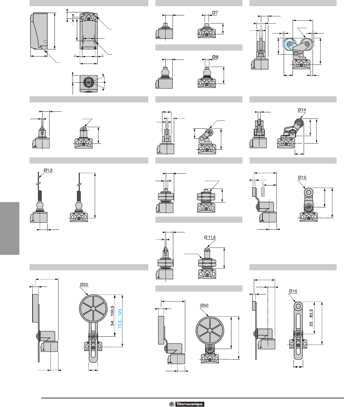 Limit Switches Catalog, 9007CT0501 1000285804 Catalog