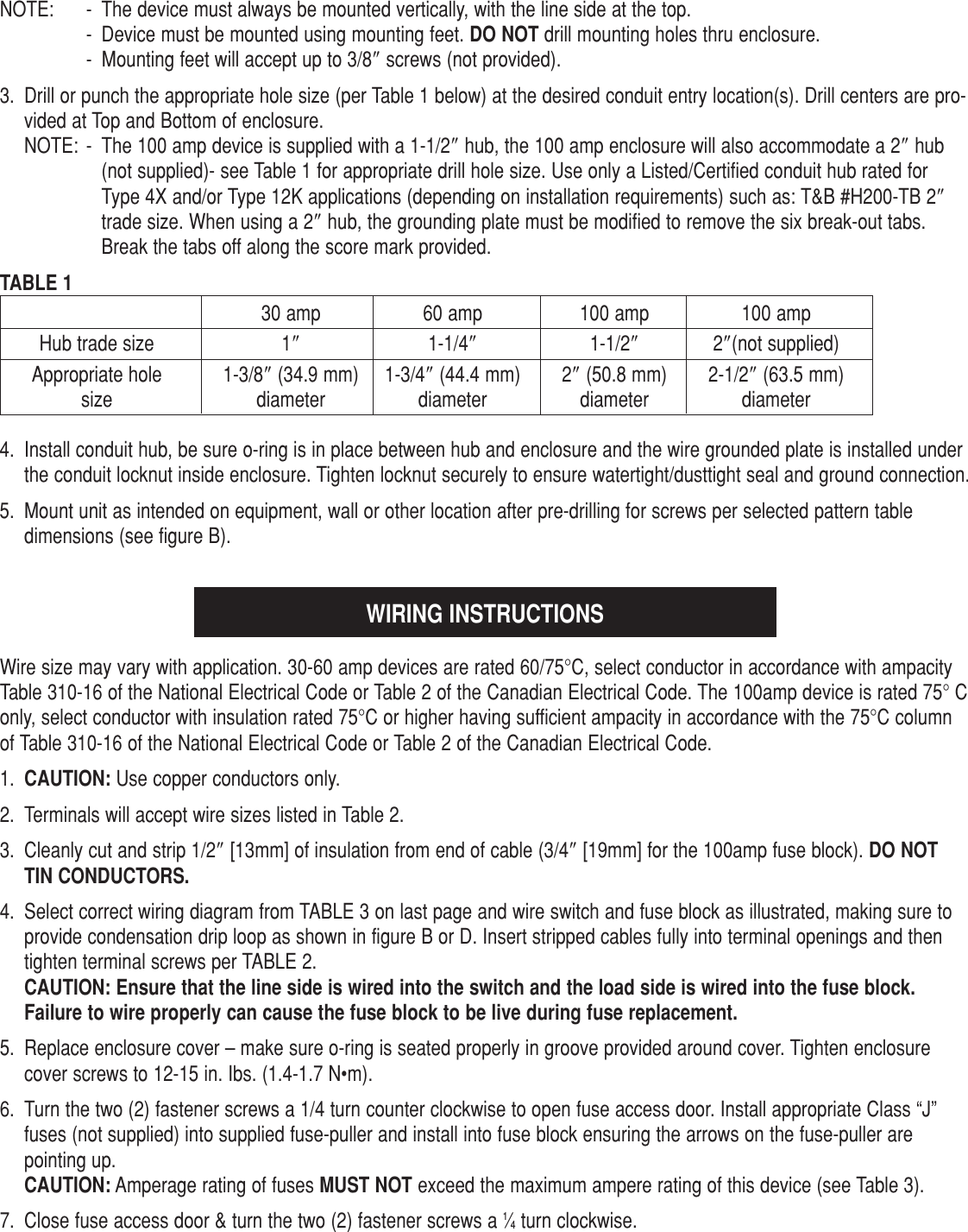 340607 Rev.B Installation Directions