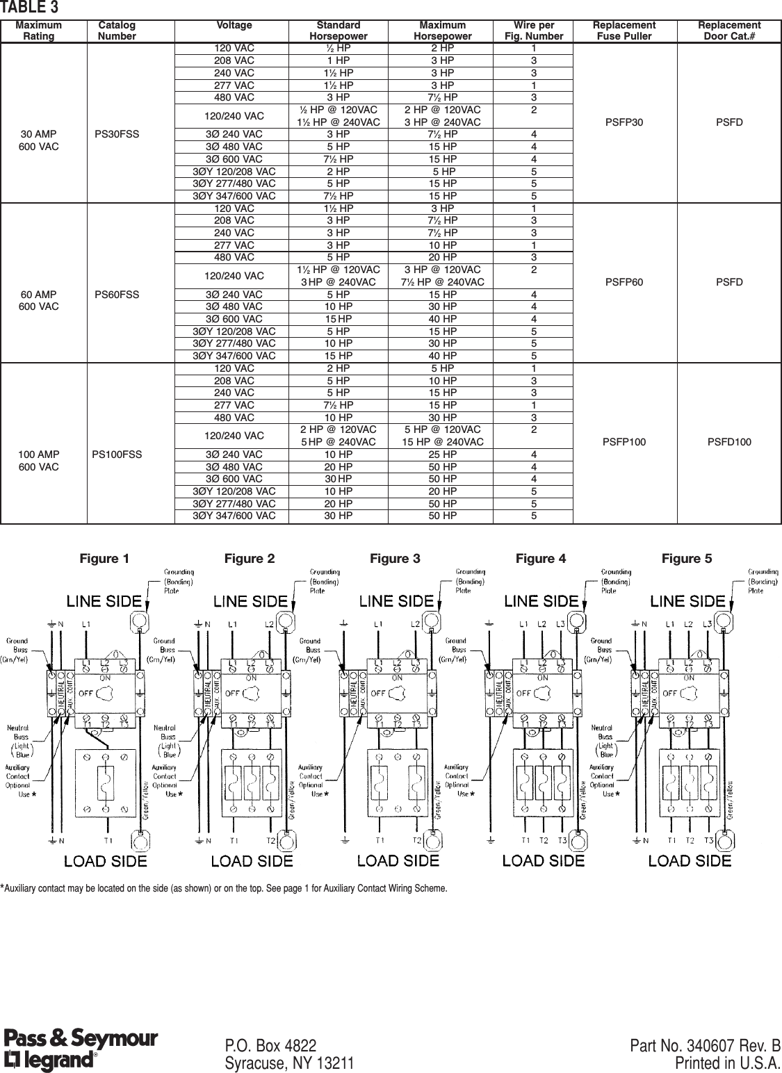 340607 Rev.B Installation Directions