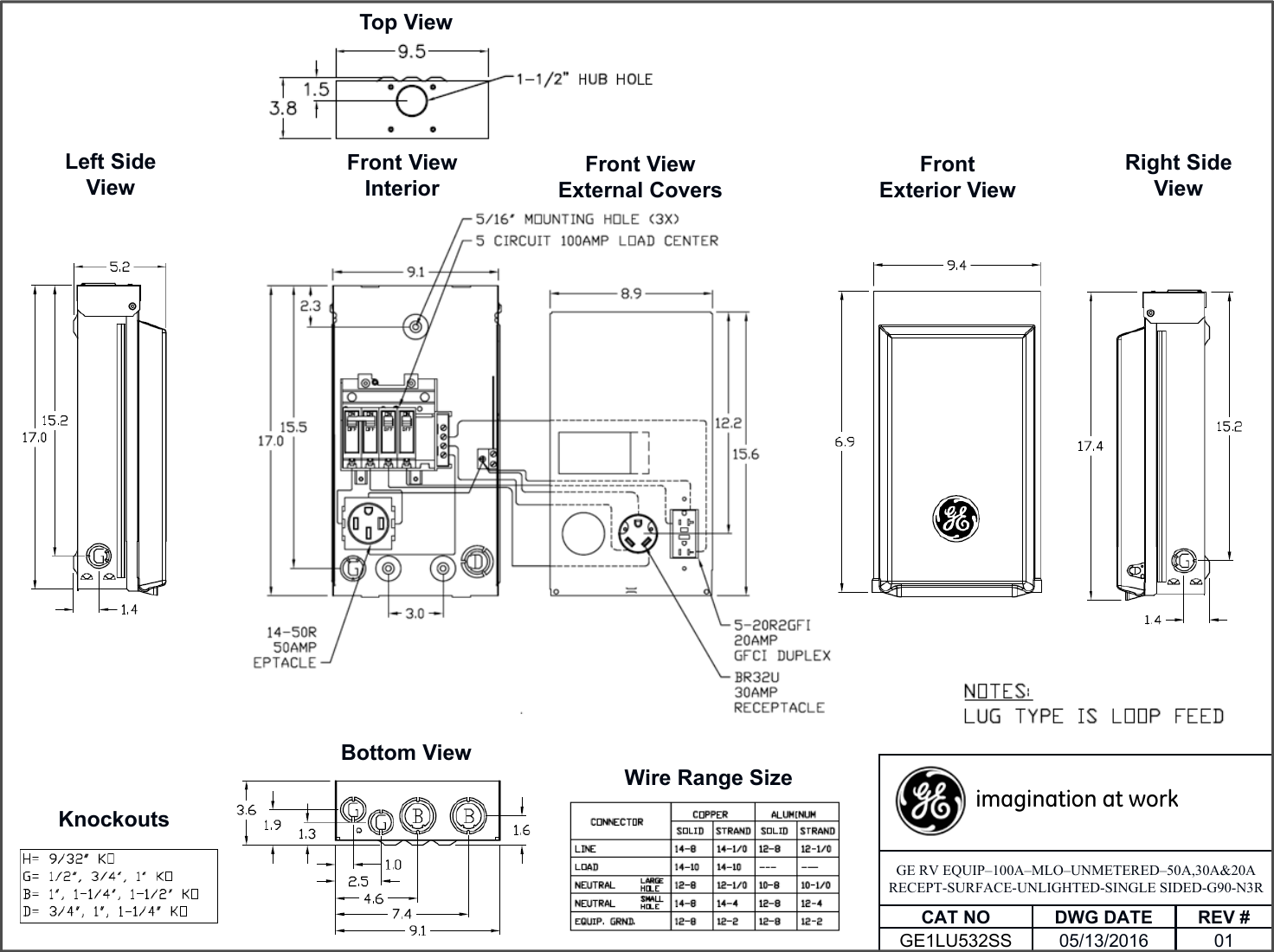 Page 1 of 1 - Microsoft  - GE1LU532SS Drawing X