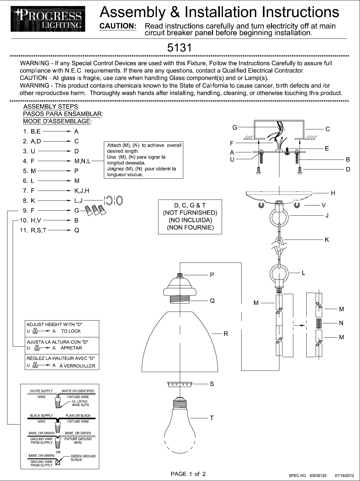 93039120_B Installation Directions