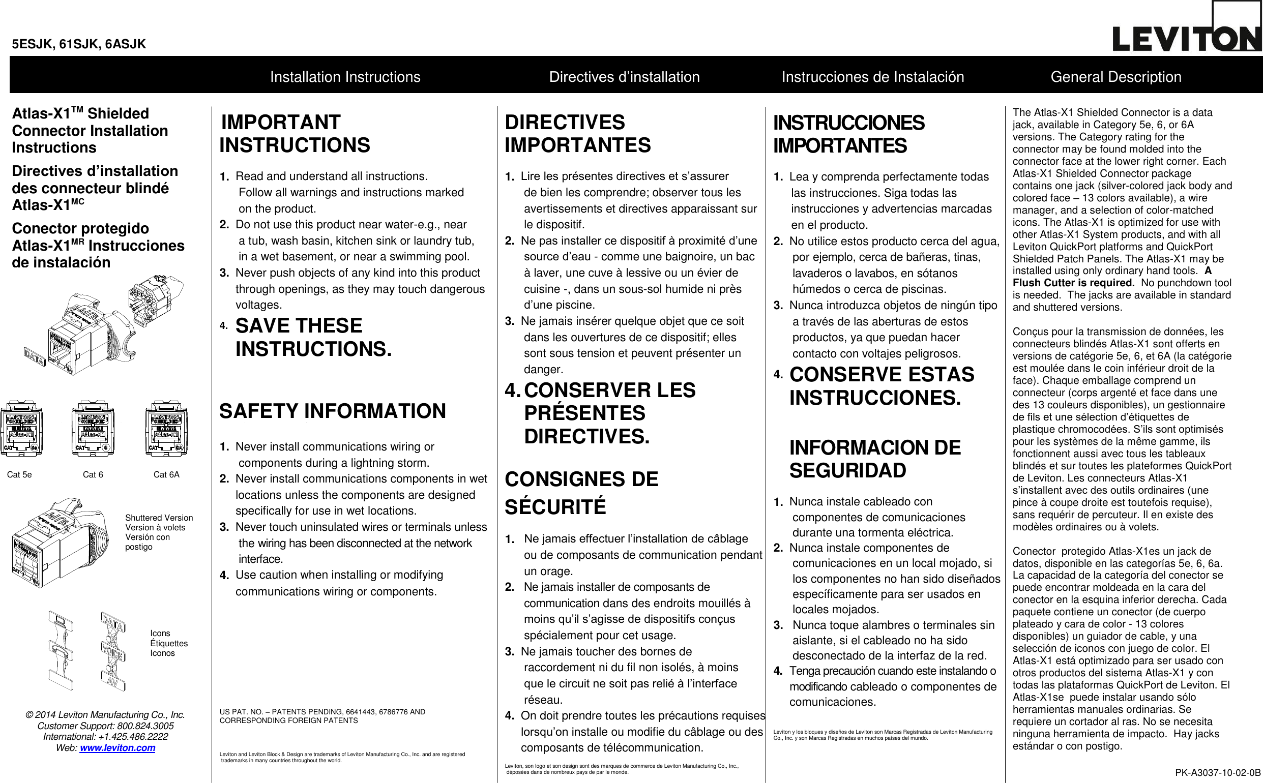 Page 1 of 2 - Installation Directions