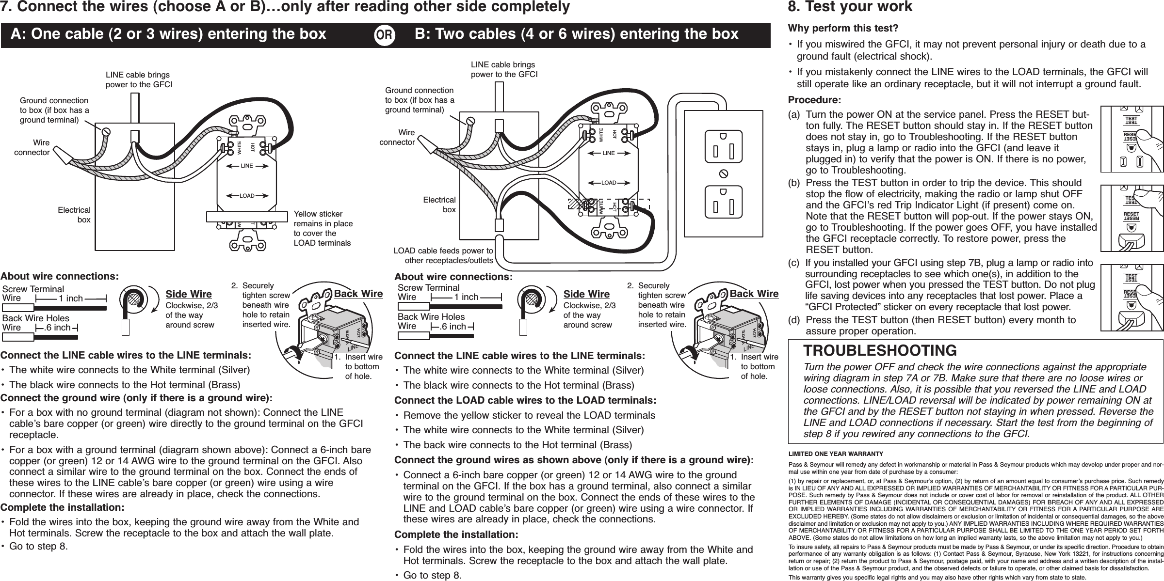 Page 2 of 2 - 340557RevC  Installation Directions