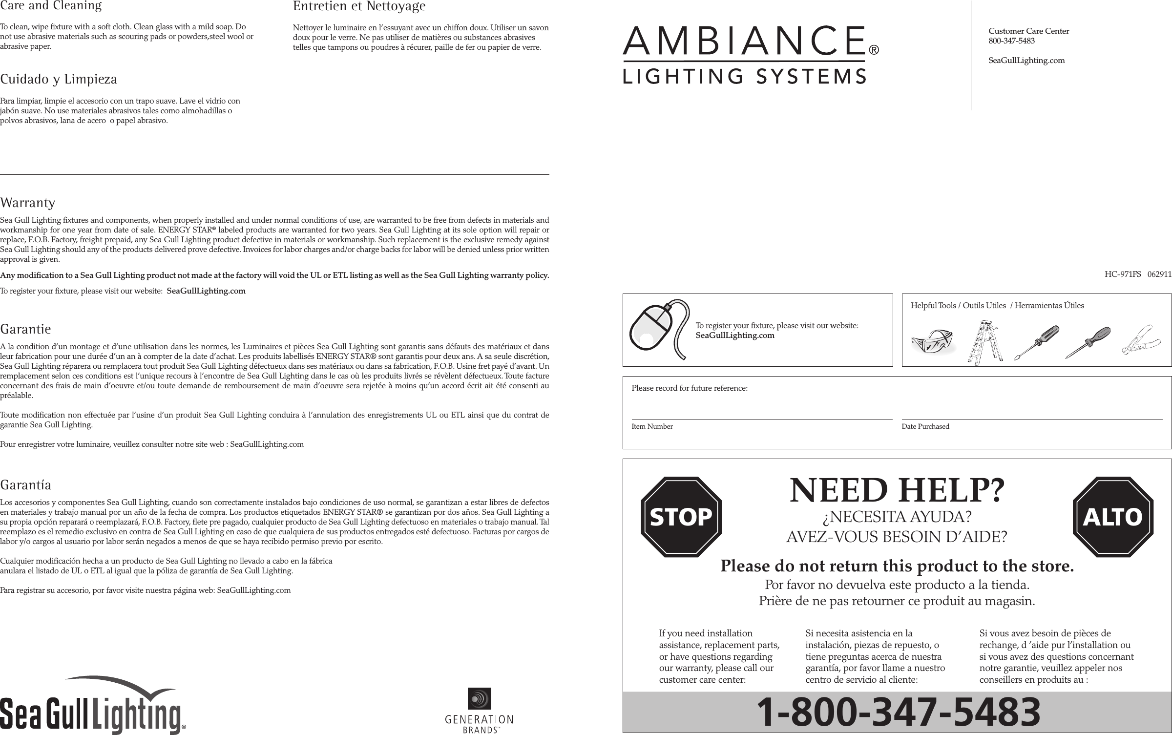 Page 1 of 2 - Installation Directions