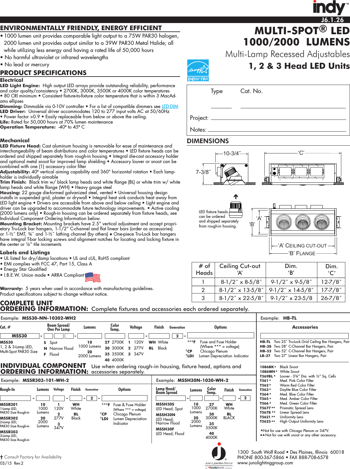 Page 1 of 2 - Product Detail Manual 