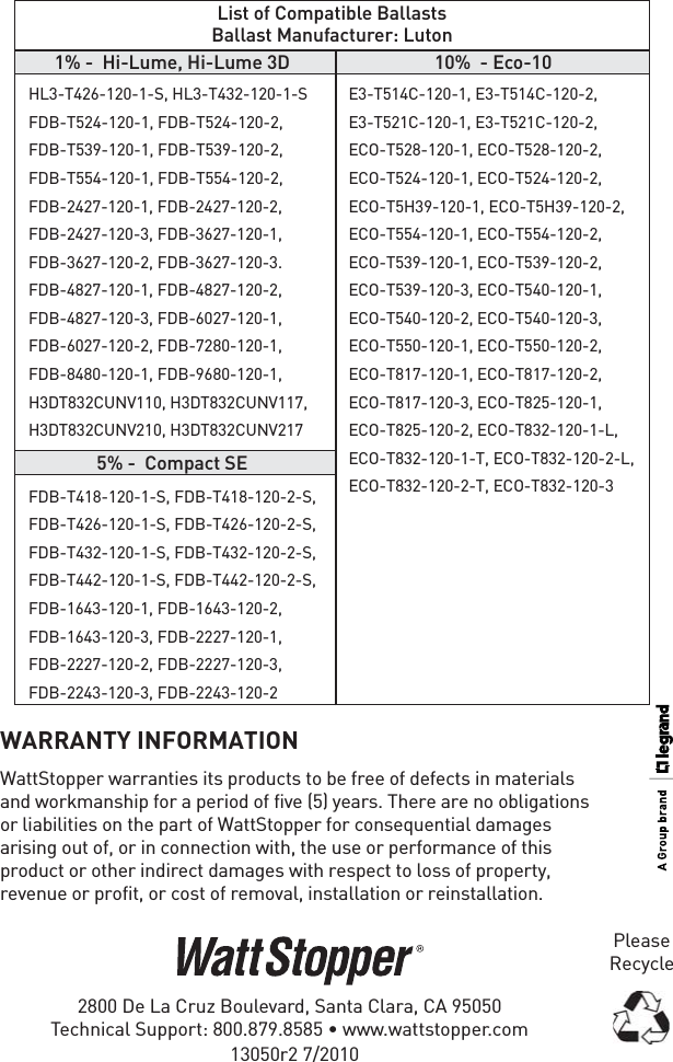 Page 10 of 10 - Ii ADFE-16A 13050r2 WEB  Installation Directions