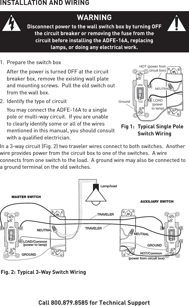 Page 3 of 10 - Ii ADFE-16A 13050r2 WEB  Installation Directions