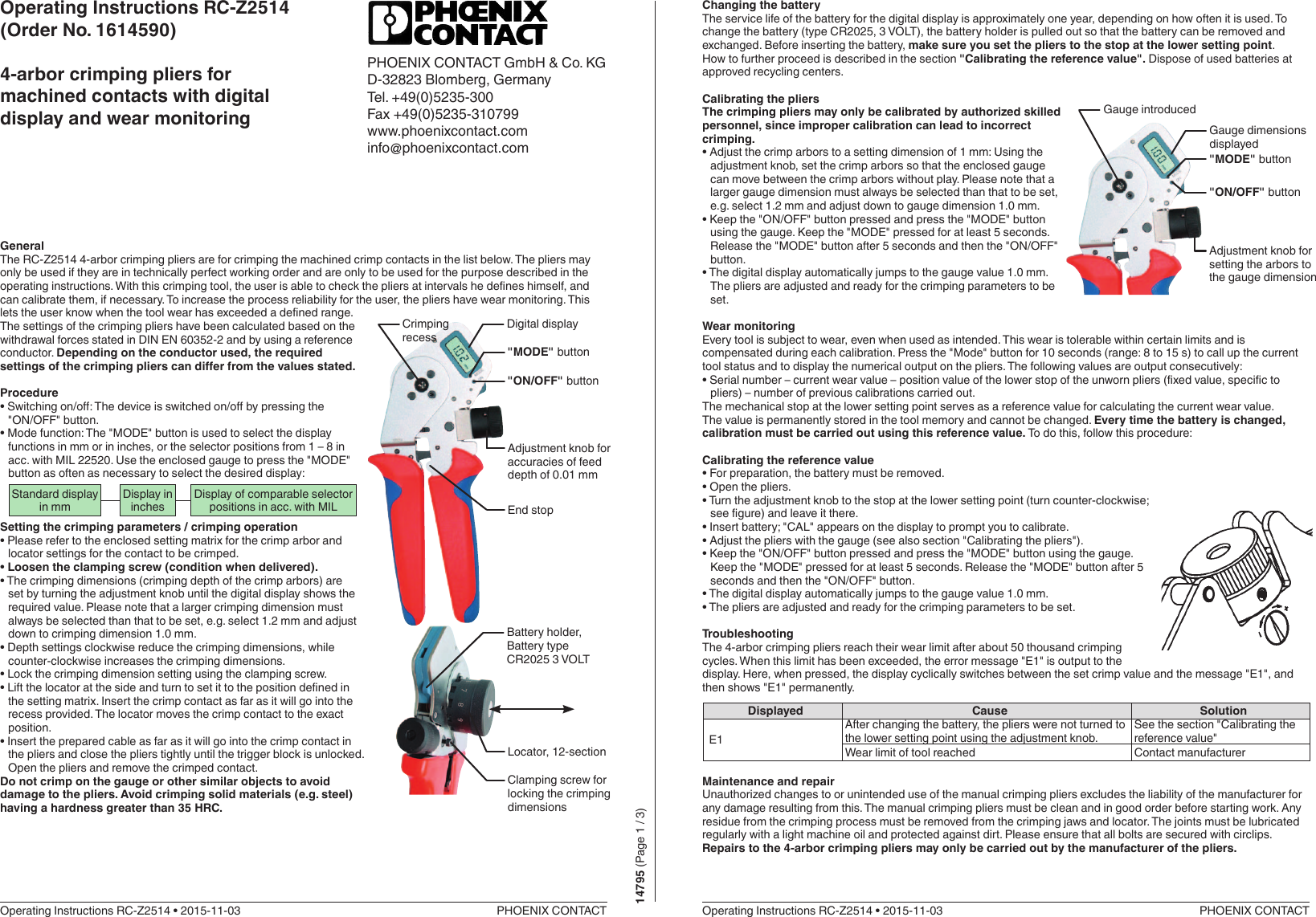 Page 1 of 3 - Installation Directions