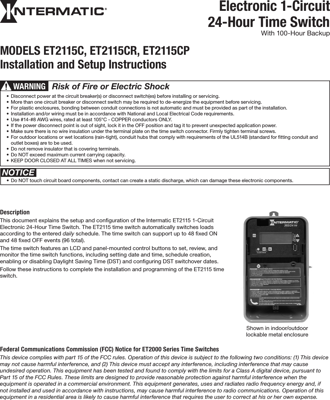 Page 1 of 8 - Installation Directions